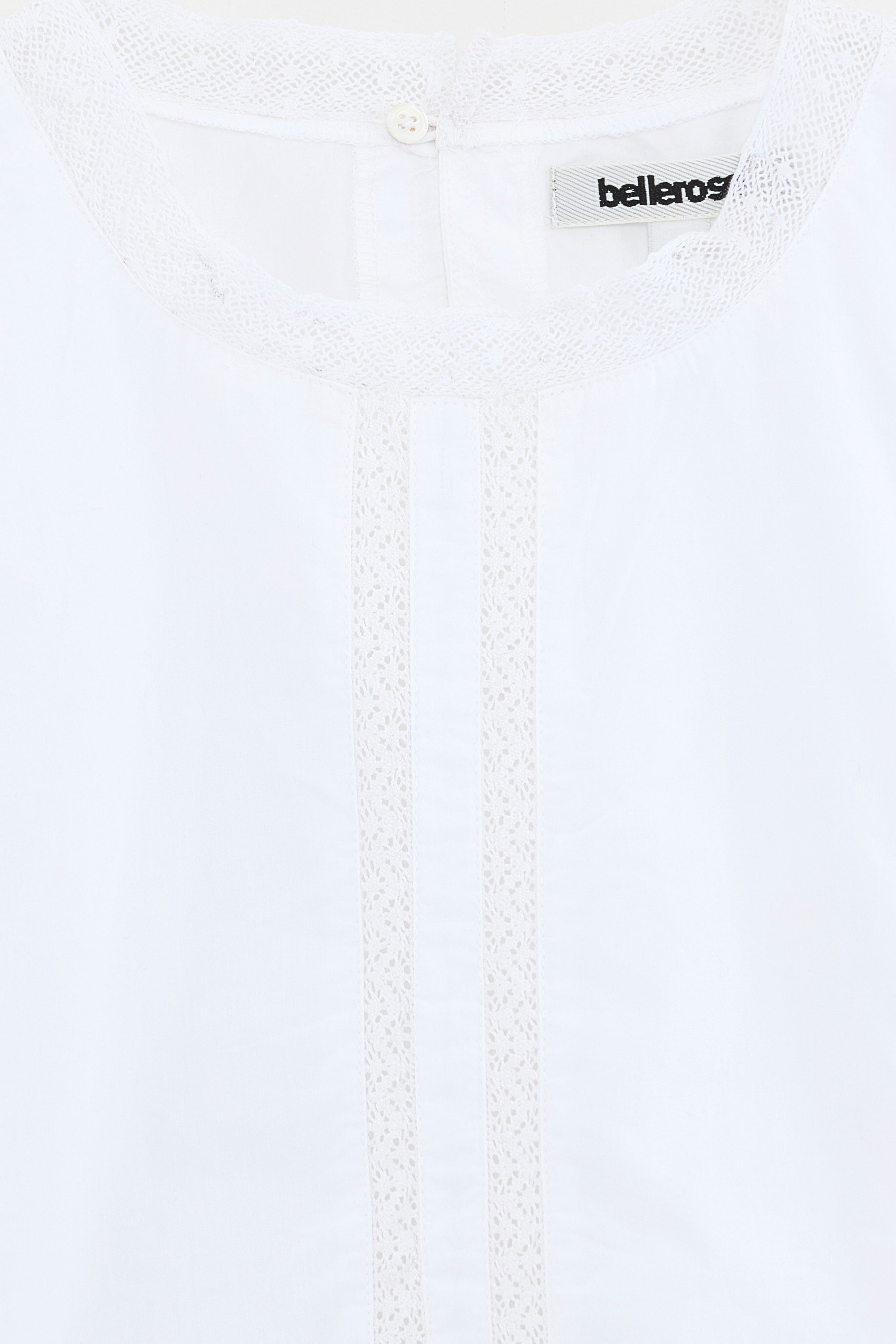 Blouse Courte Hyacin - White Pour Fille | Bellerose