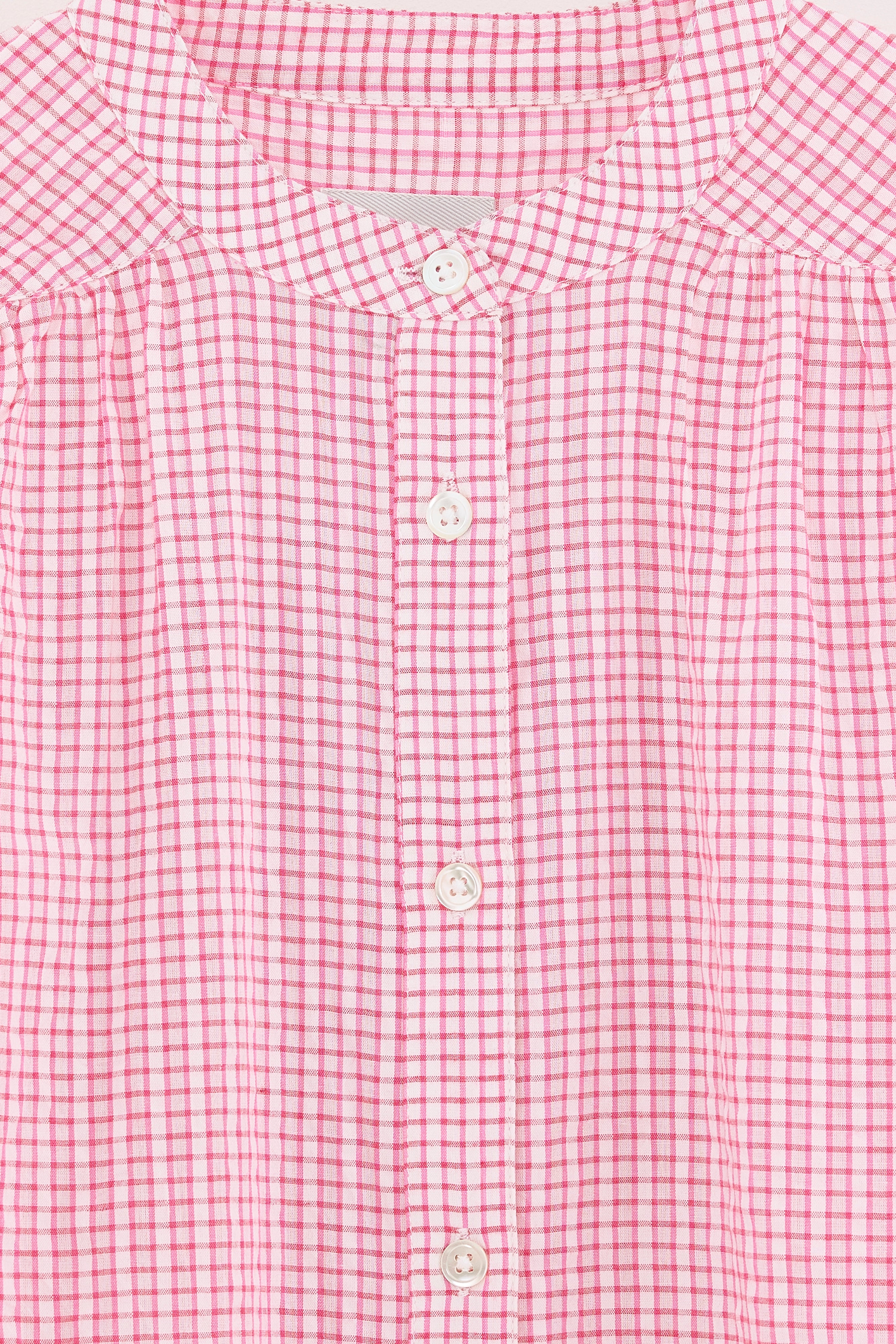 Hopsa short-sleeve blouse (261 / G / CHECK A)