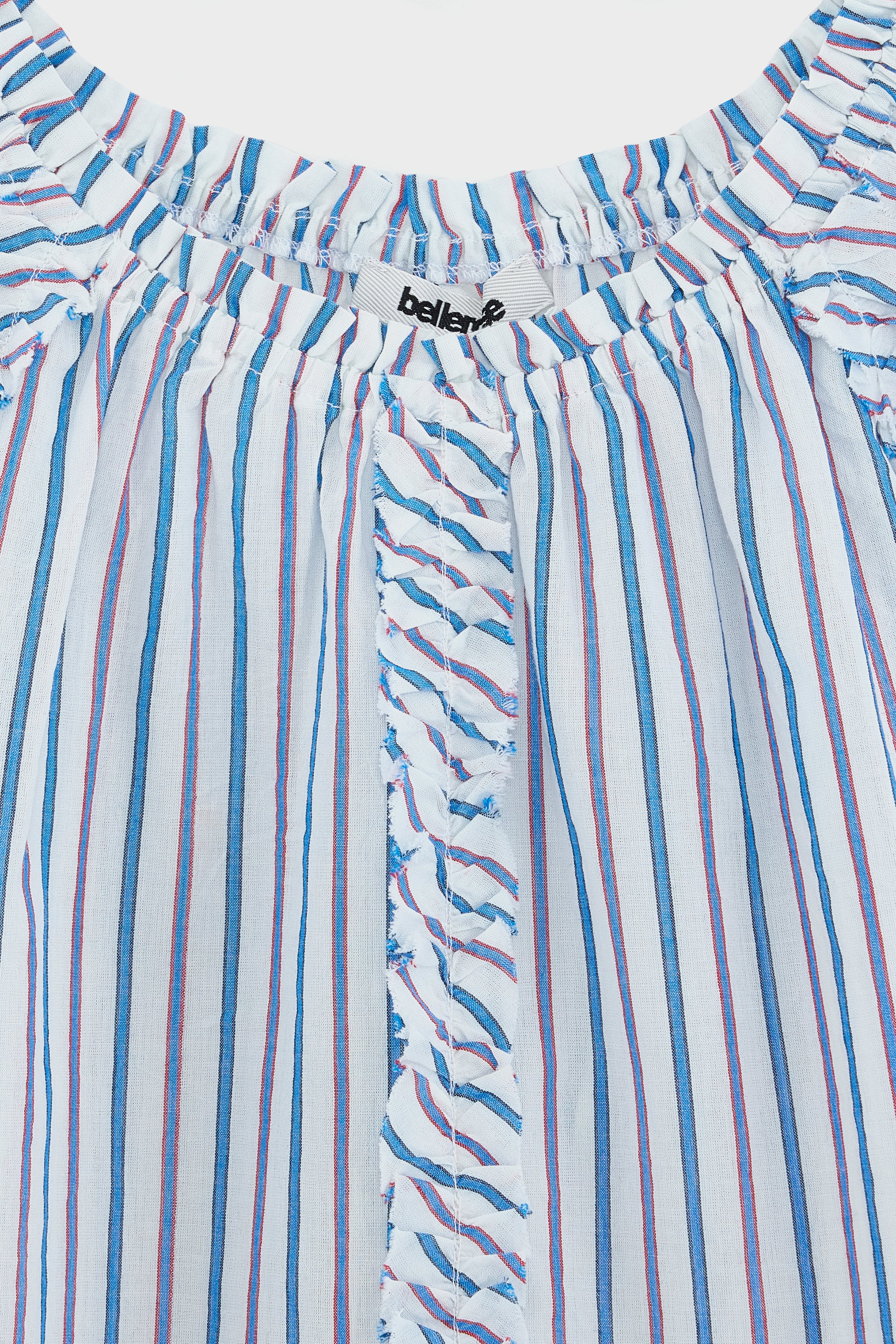 Hiera cropped blouse (261 / G / STRIPE A)