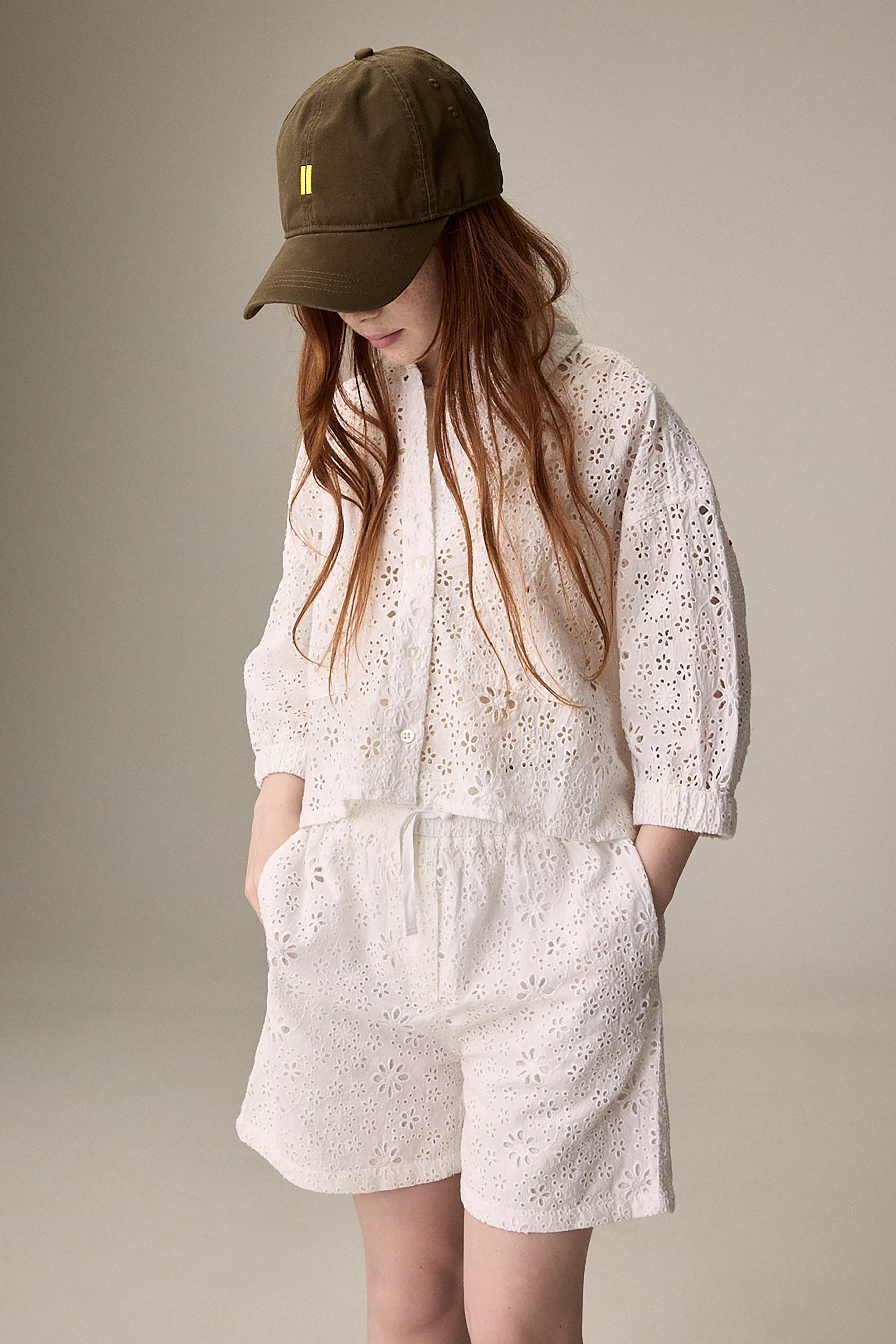 Higgle Cropped Shirt - White For Girls | Bellerose