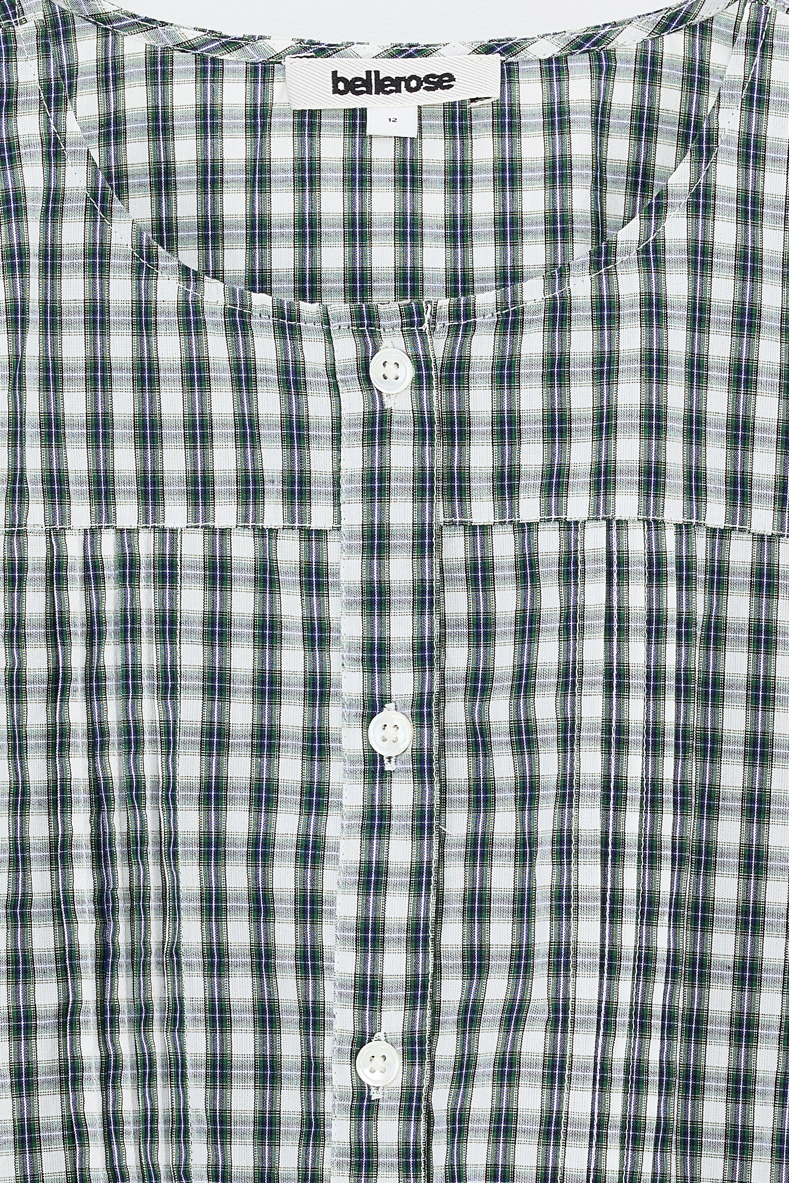 Howdy cropped blouse (261 / G / CHECK A)