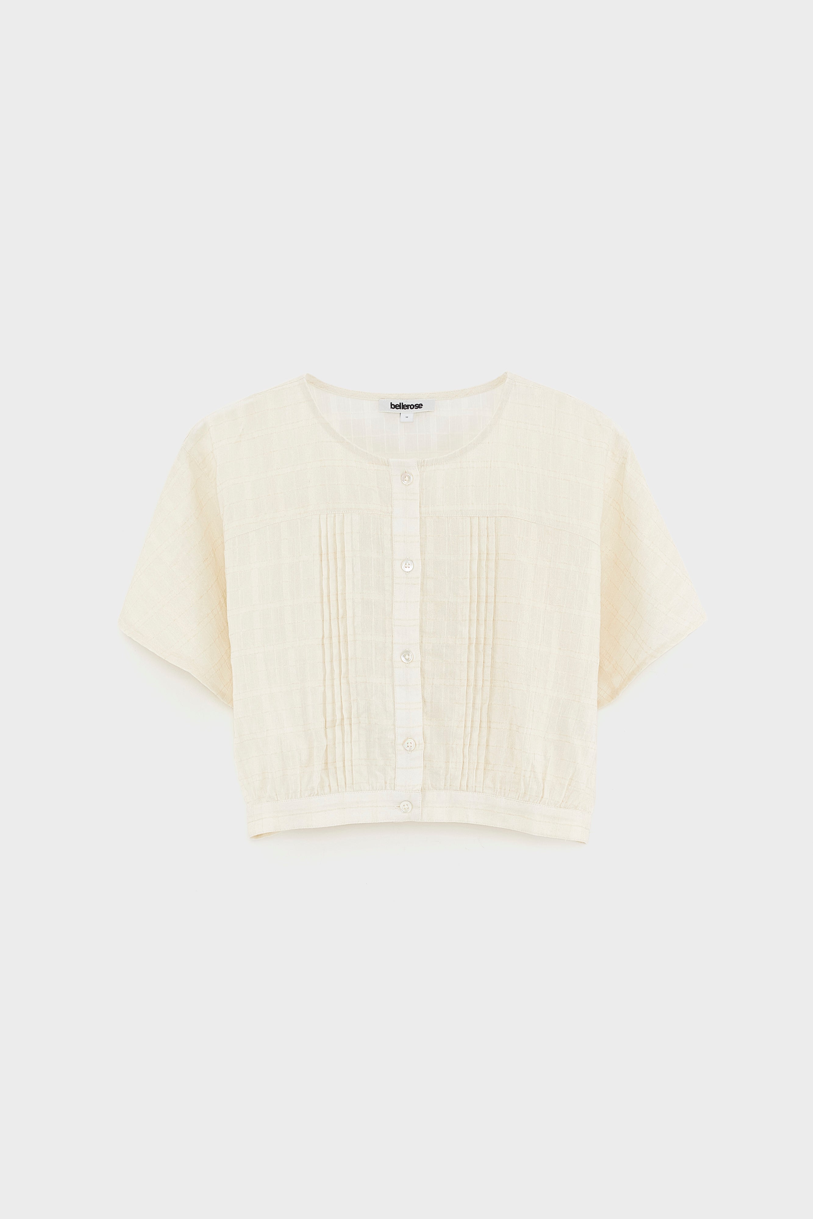 Howdy Cropped Blouse - Gold For Girls | Bellerose