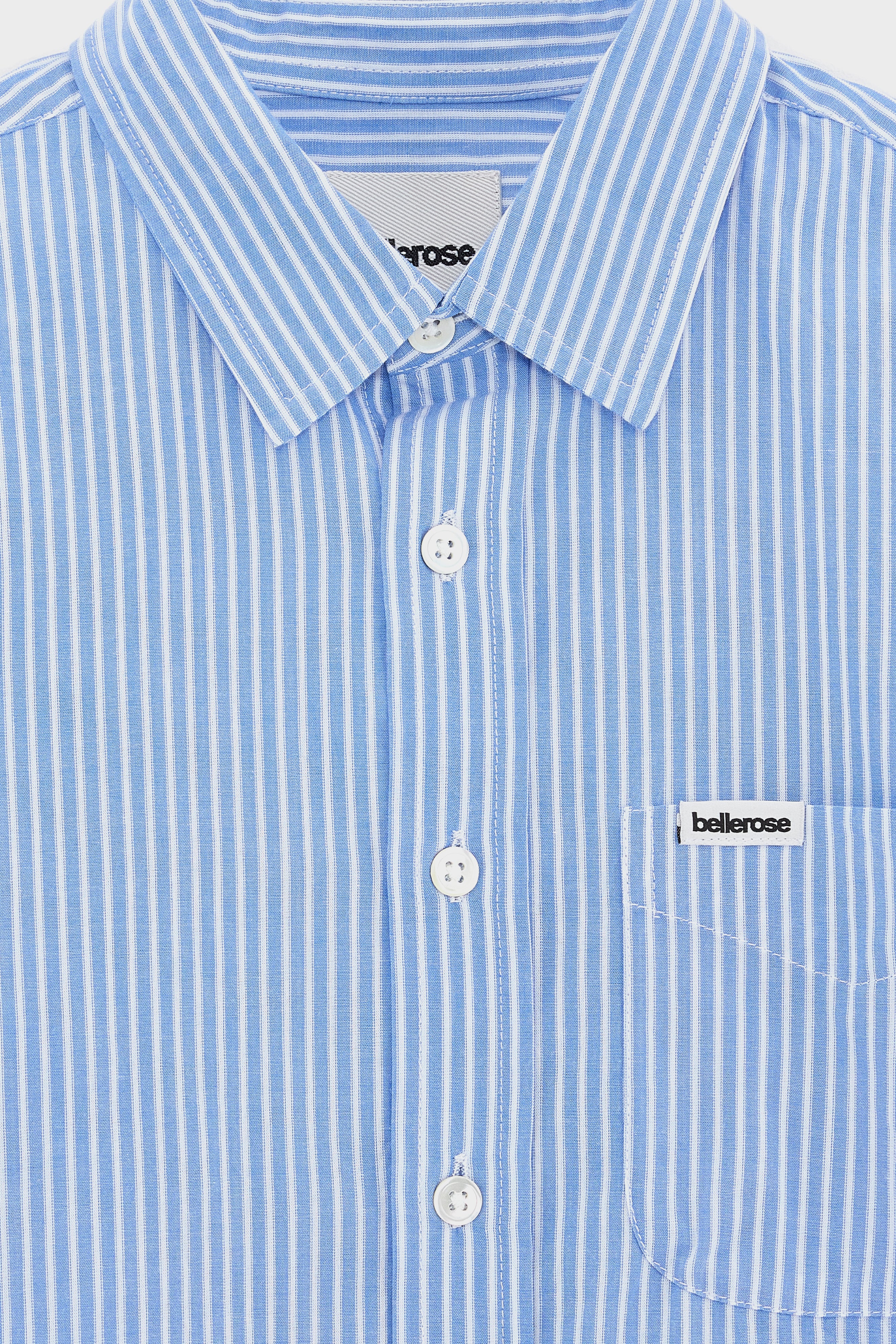 Ganix Striped Shirt - Chardon / White For Boys | Bellerose