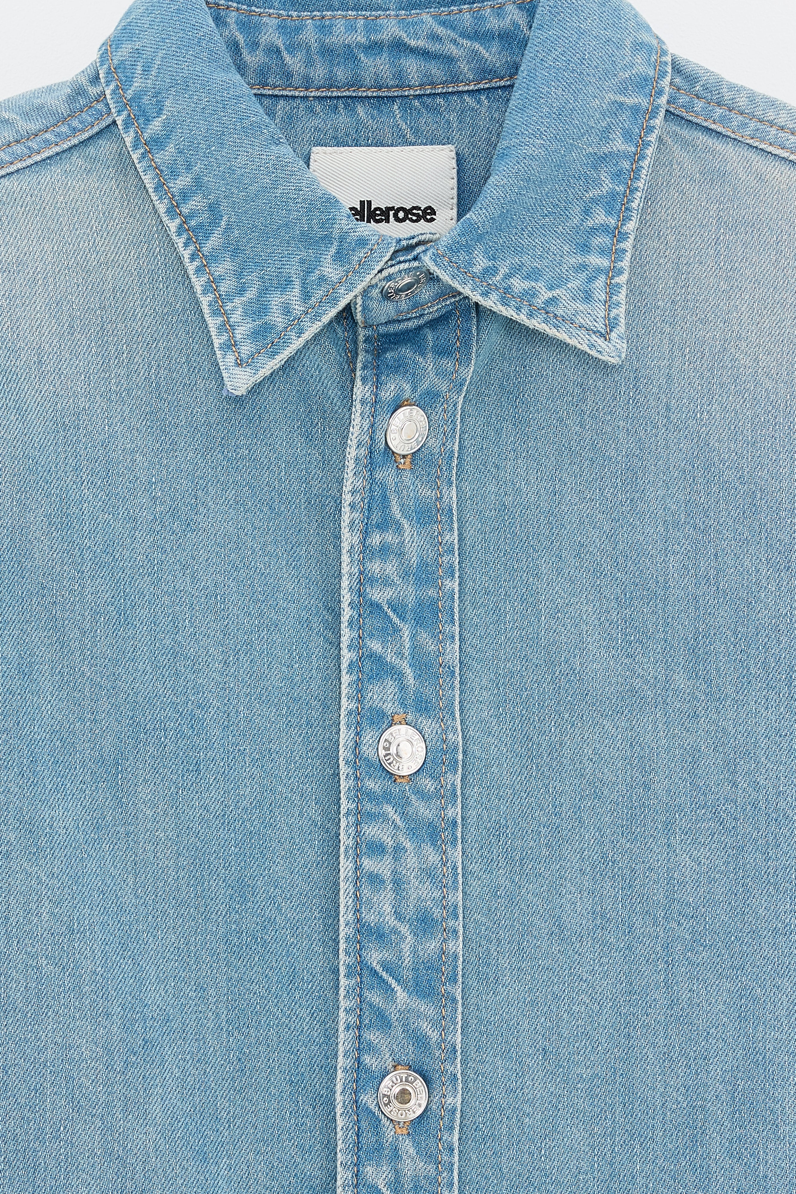 Puck oversized overshirt (261 / B / VINTAGE BLUE)