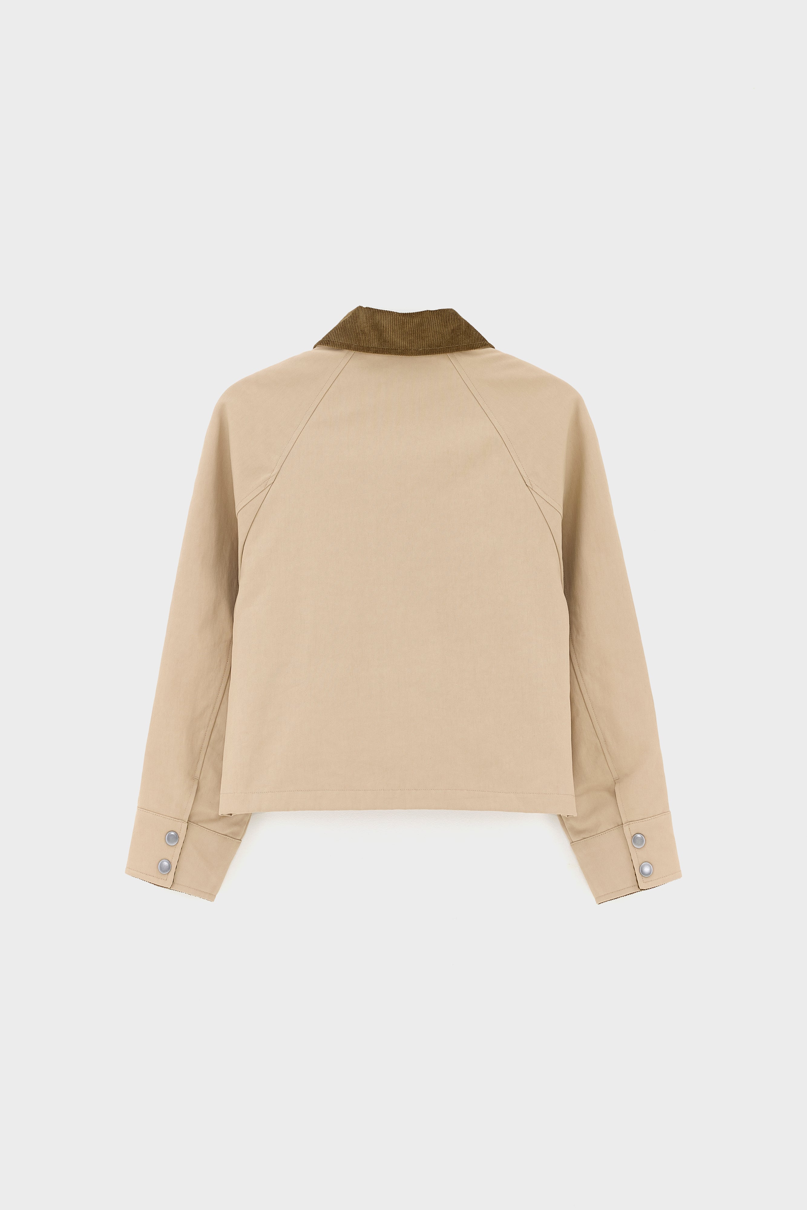 Hack cropped jacket (261 / G / CLAY)