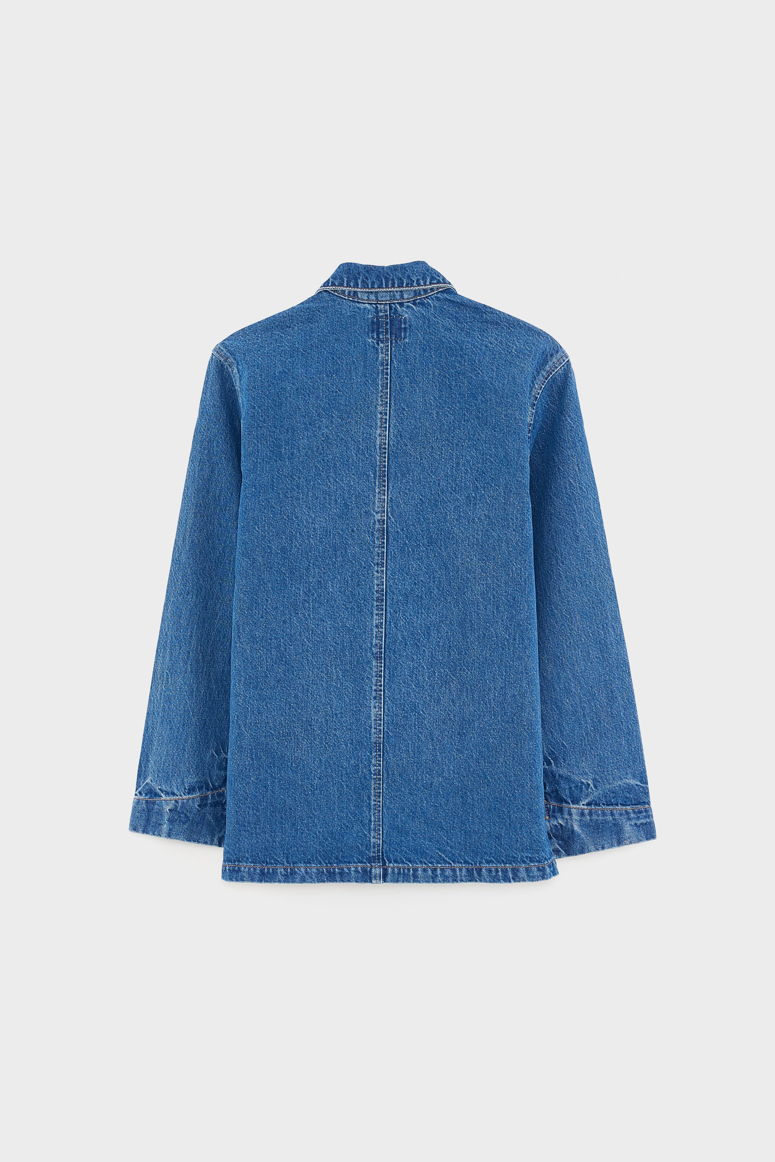 Wayapp Denim Jacket - Md blue marble For Boys | Bellerose