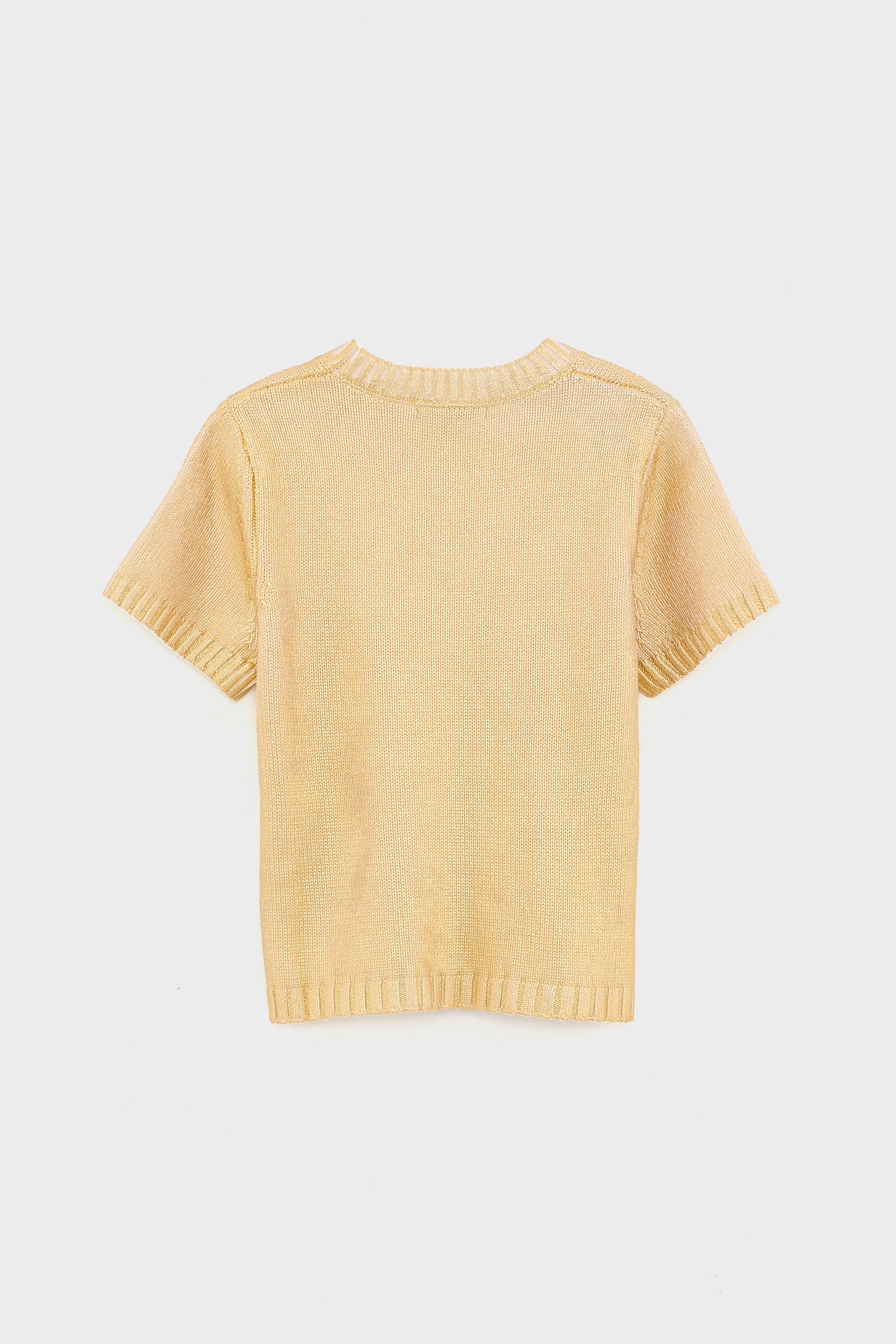 Arat Trui Met Korte Mouwen - Gold Voor Meisjes | Bellerose