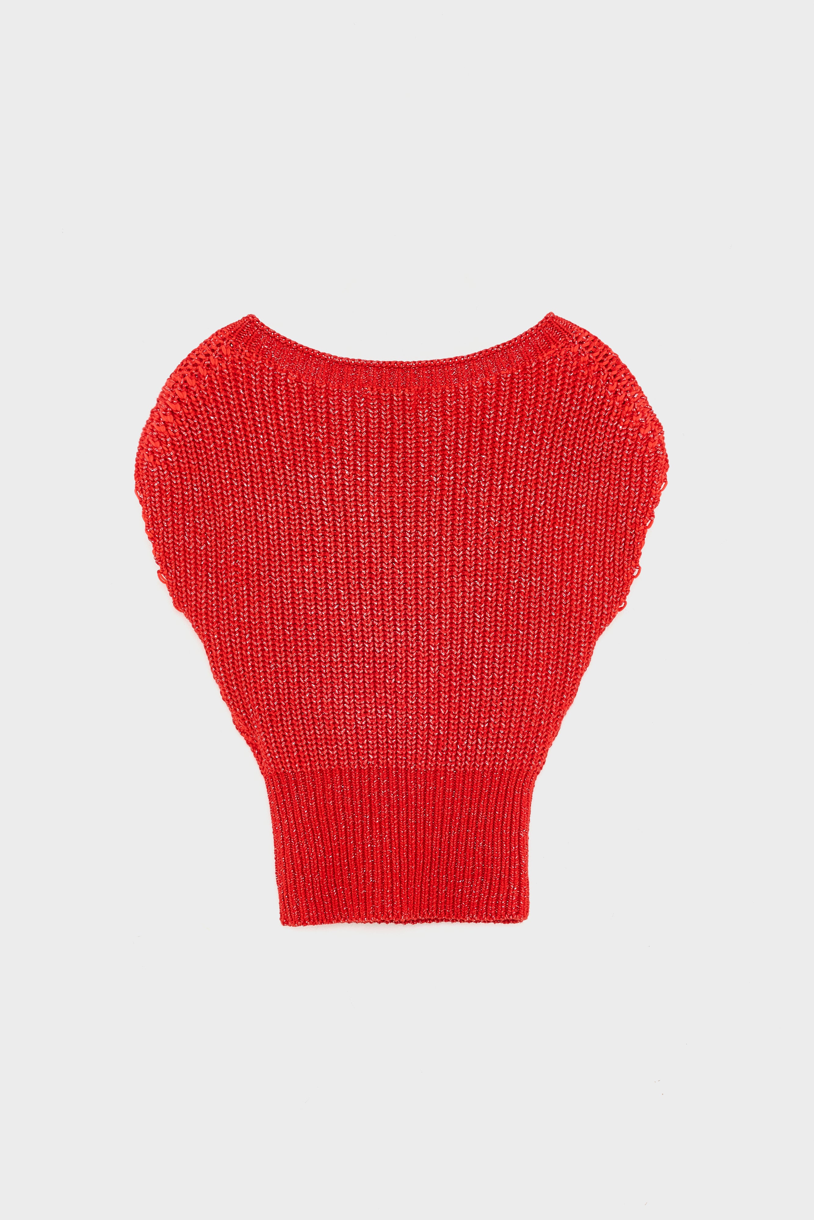 Alib Mouwloze Trui - Amore / Massai red / Silver Voor Meisjes | Bellerose