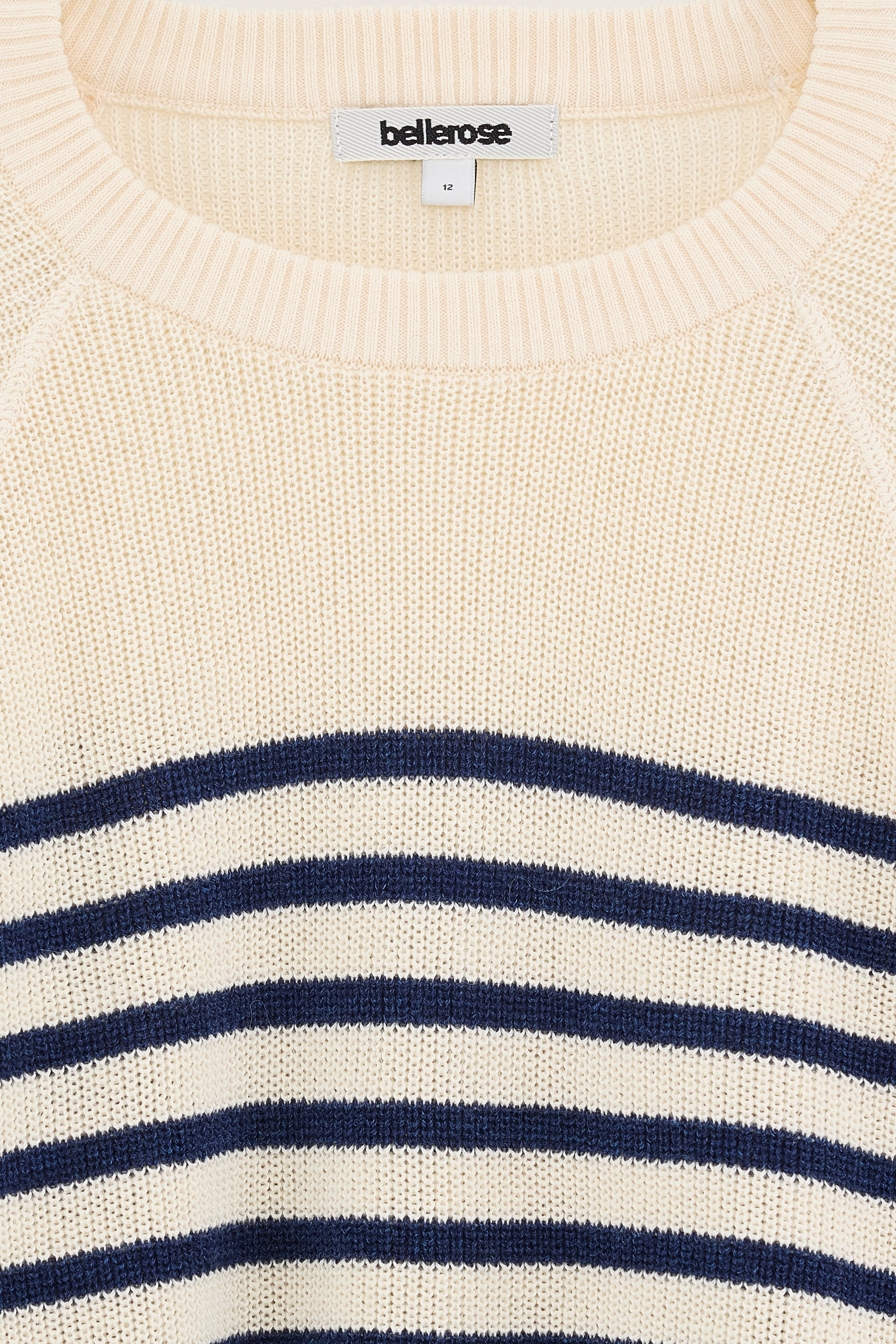 Adeil Crewneck Sweater - Denim / Milky way For Boys | Bellerose