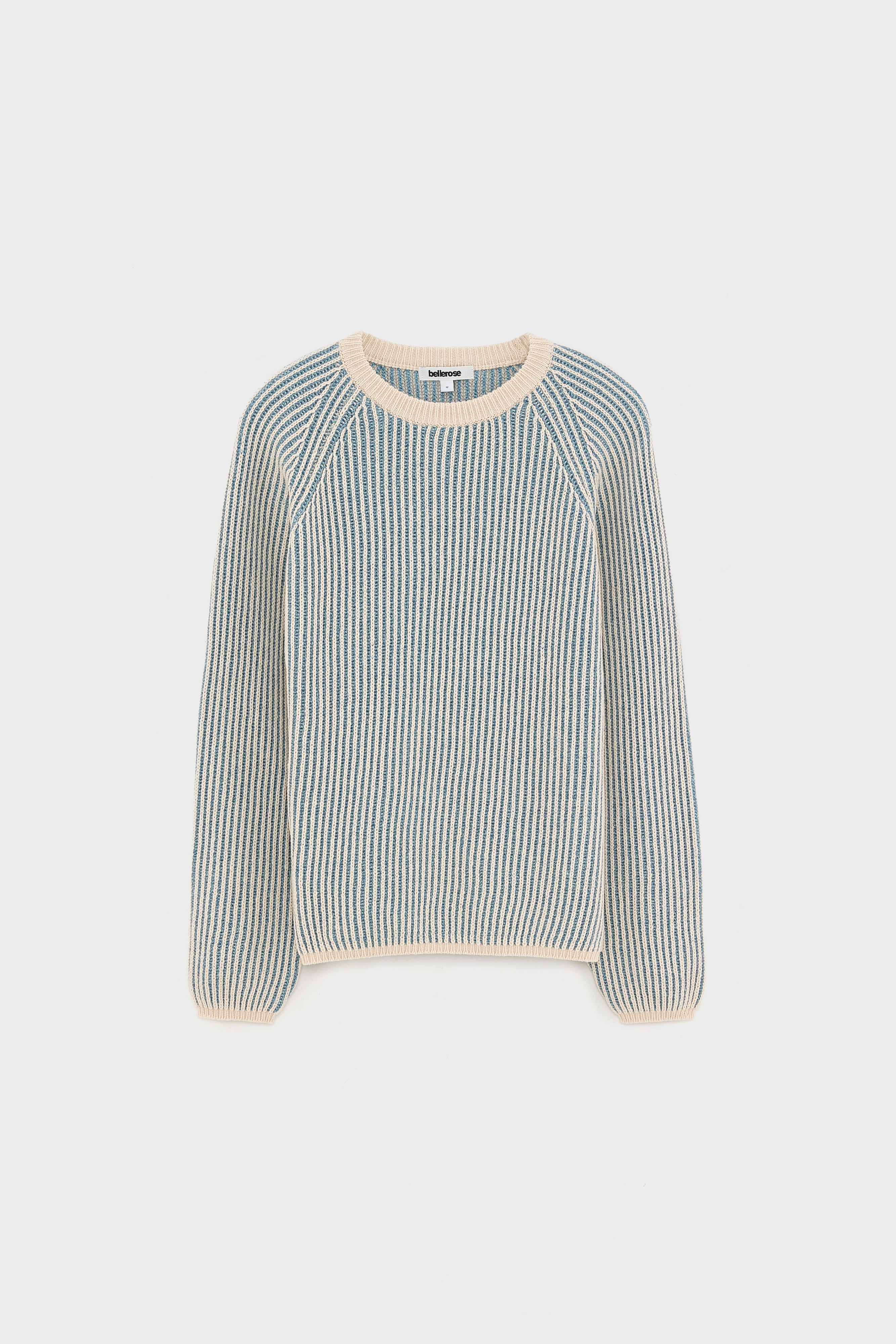 Gastar Crewneck Sweater - Craie / H. chambray For Boys | Bellerose