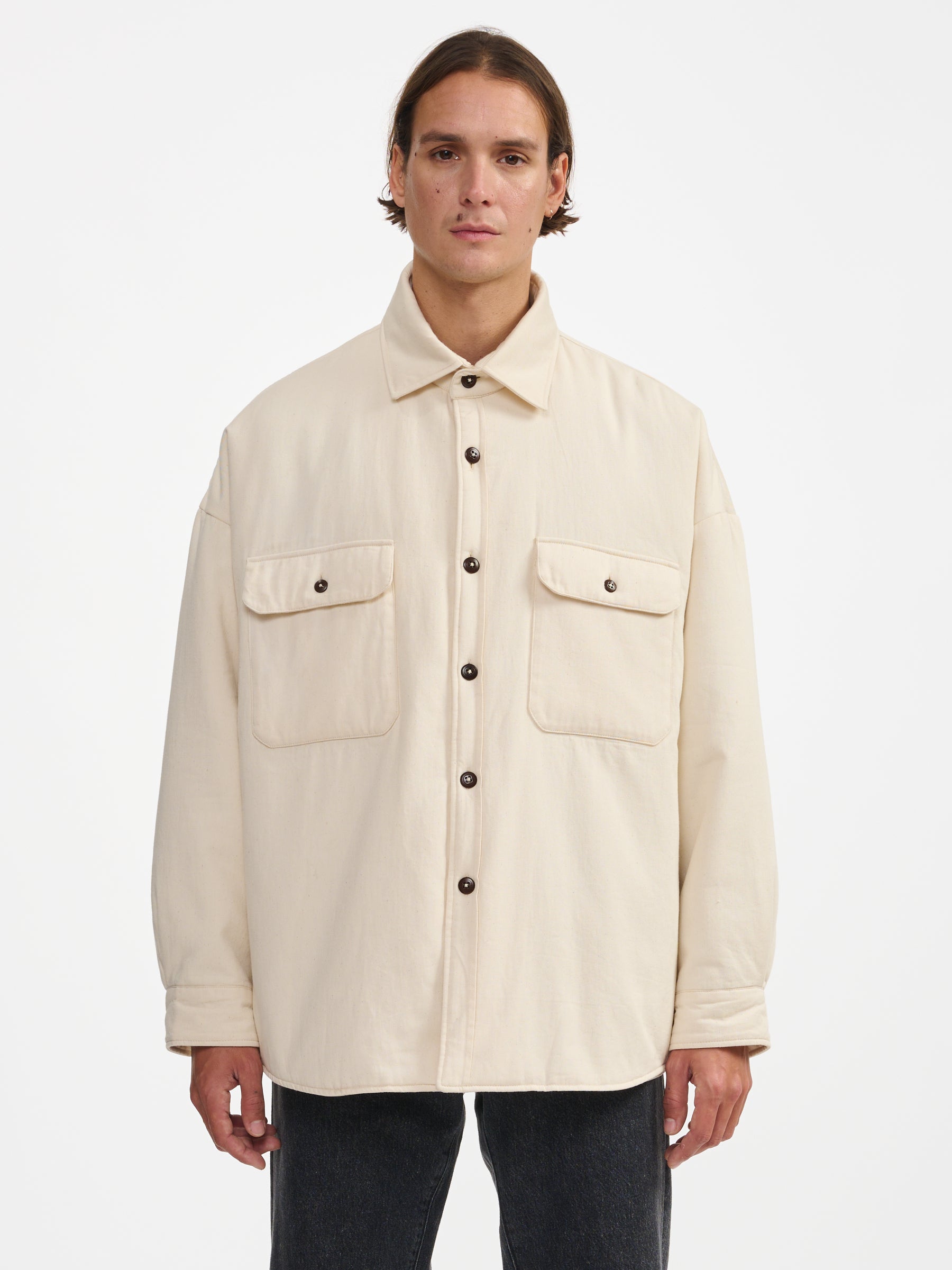 lowe overshirt (241 / M / ECRU)