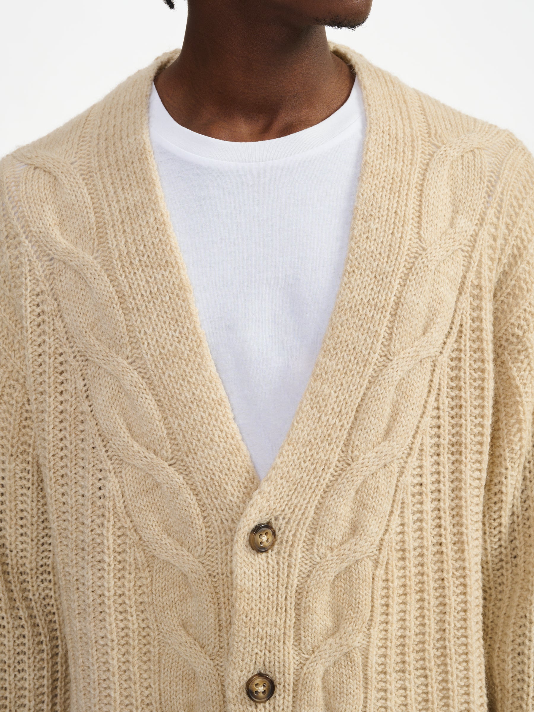 norvi cardigan (241 / M / BEIGE MELANGE)