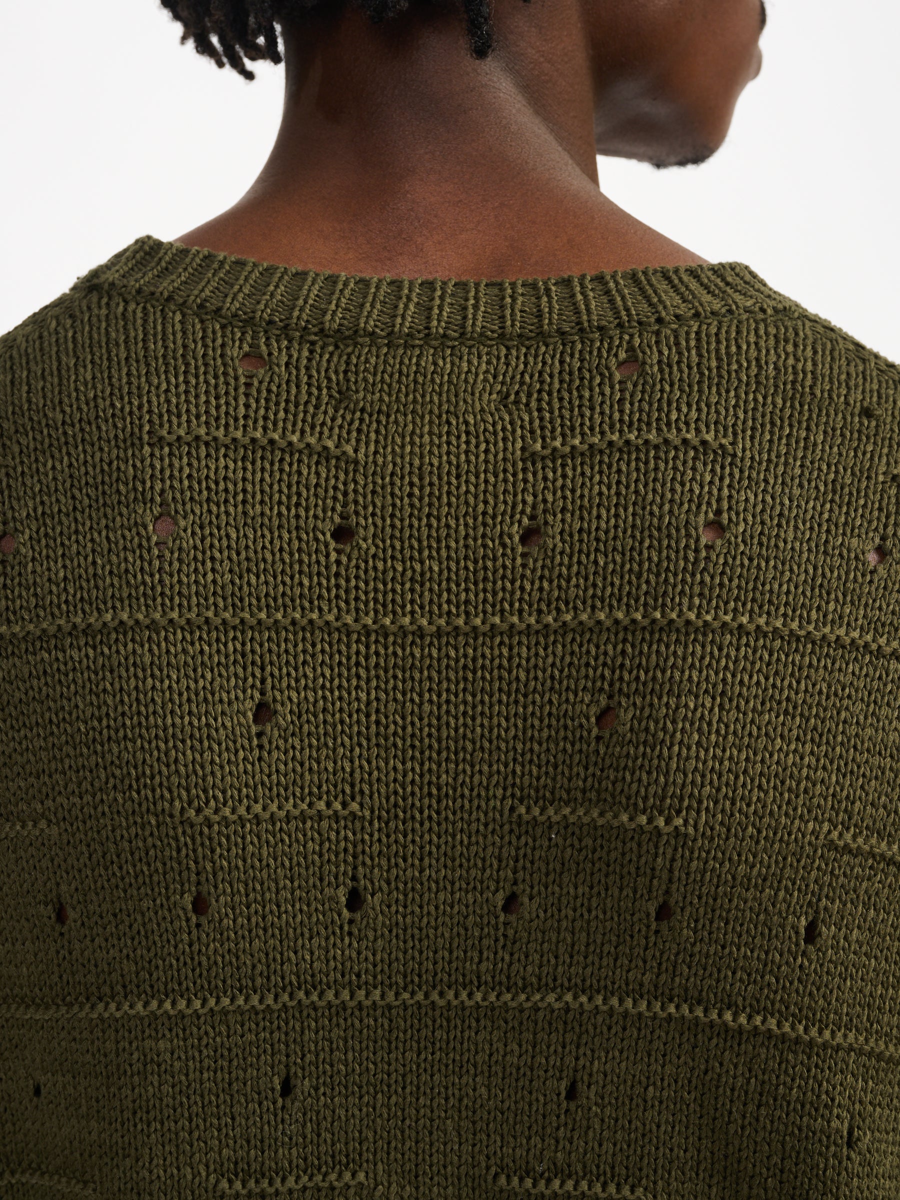 accro sweater (241 / M / OLIVE NIGHT)