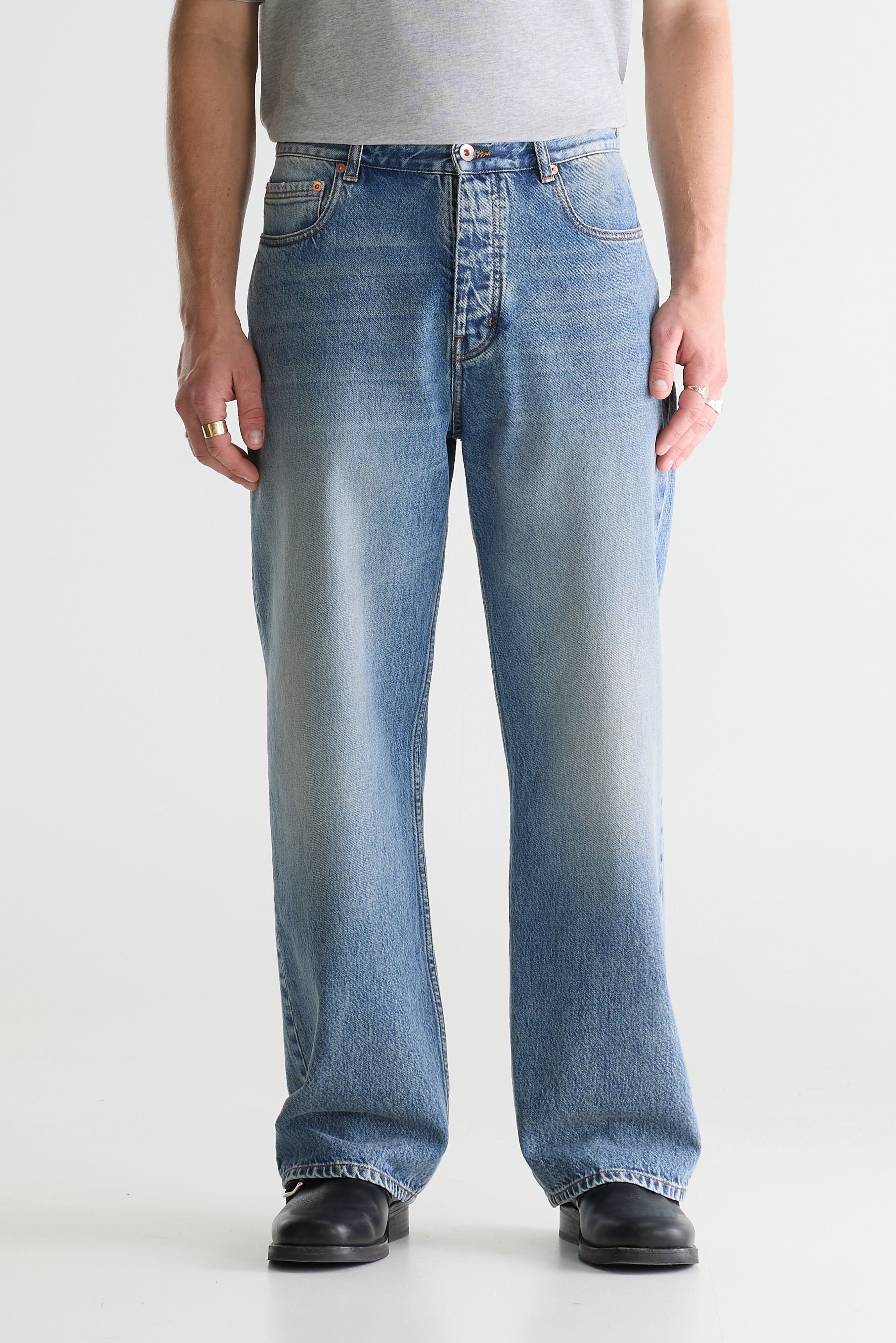 Denim N. 08 Rechte Jeans - Vintage lt blue Voor Heren | Bellerose