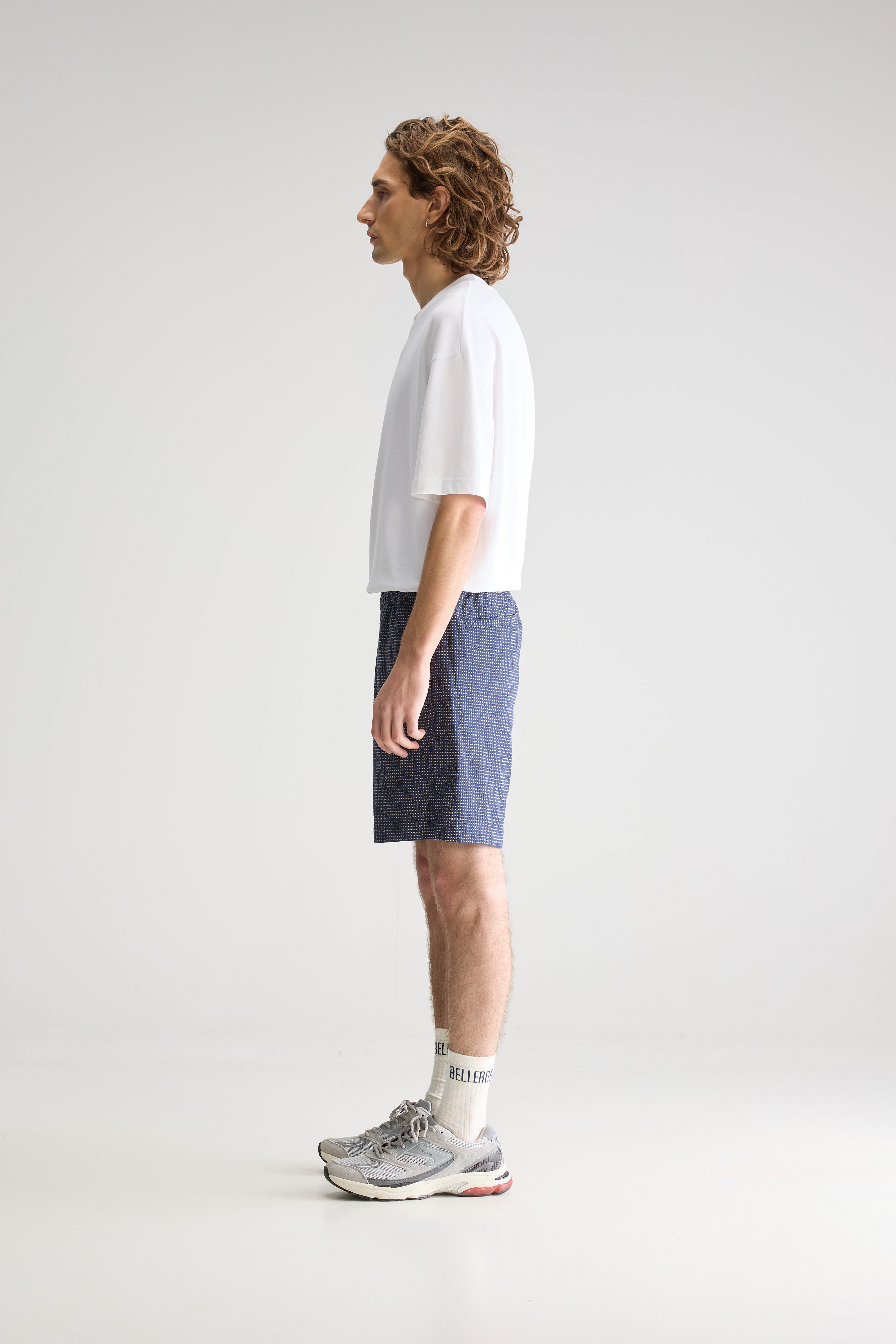 Sean Relaxed Shorts - Regal blue For Men | Bellerose