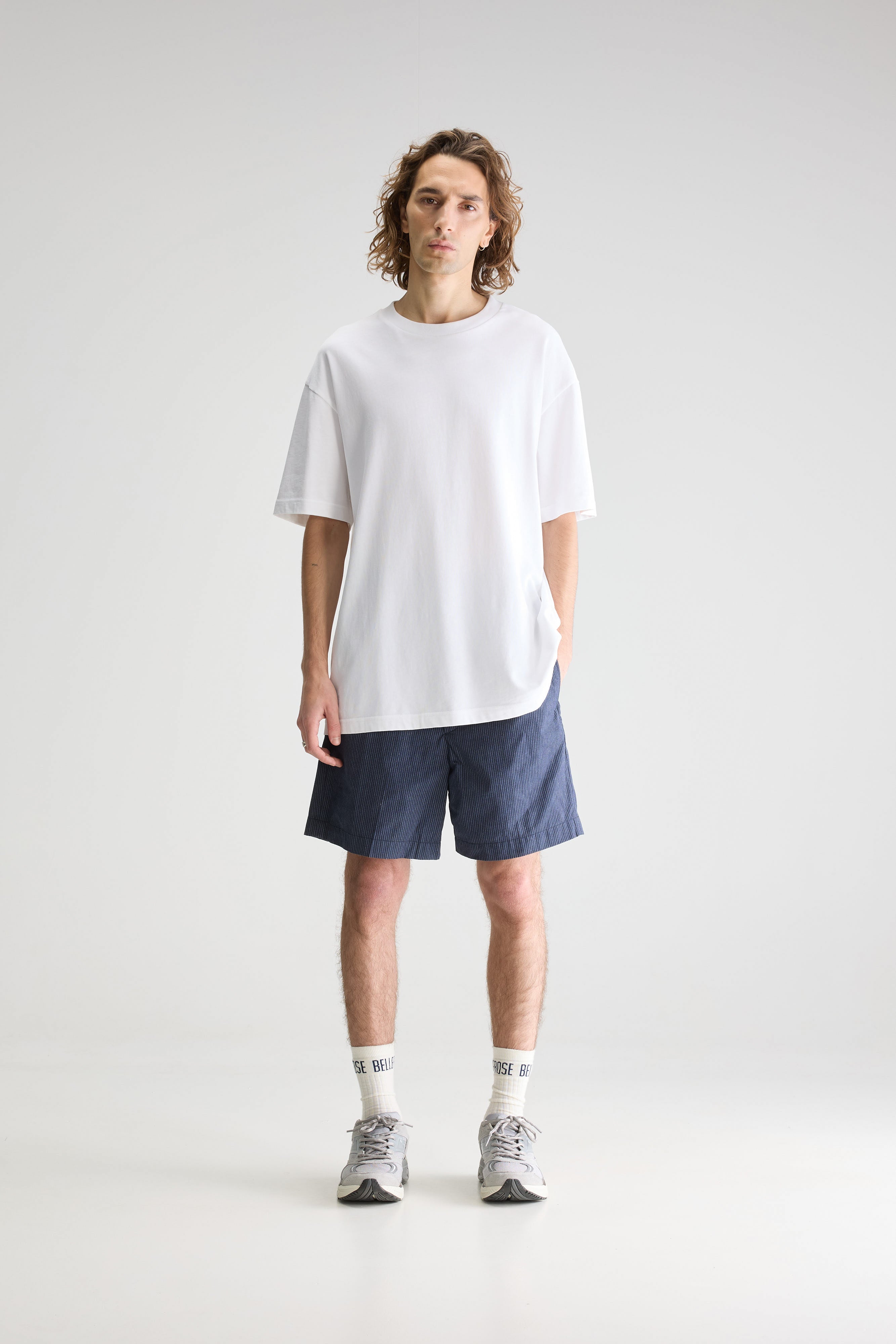 Sean Relaxed Shorts - Navy For Men | Bellerose
