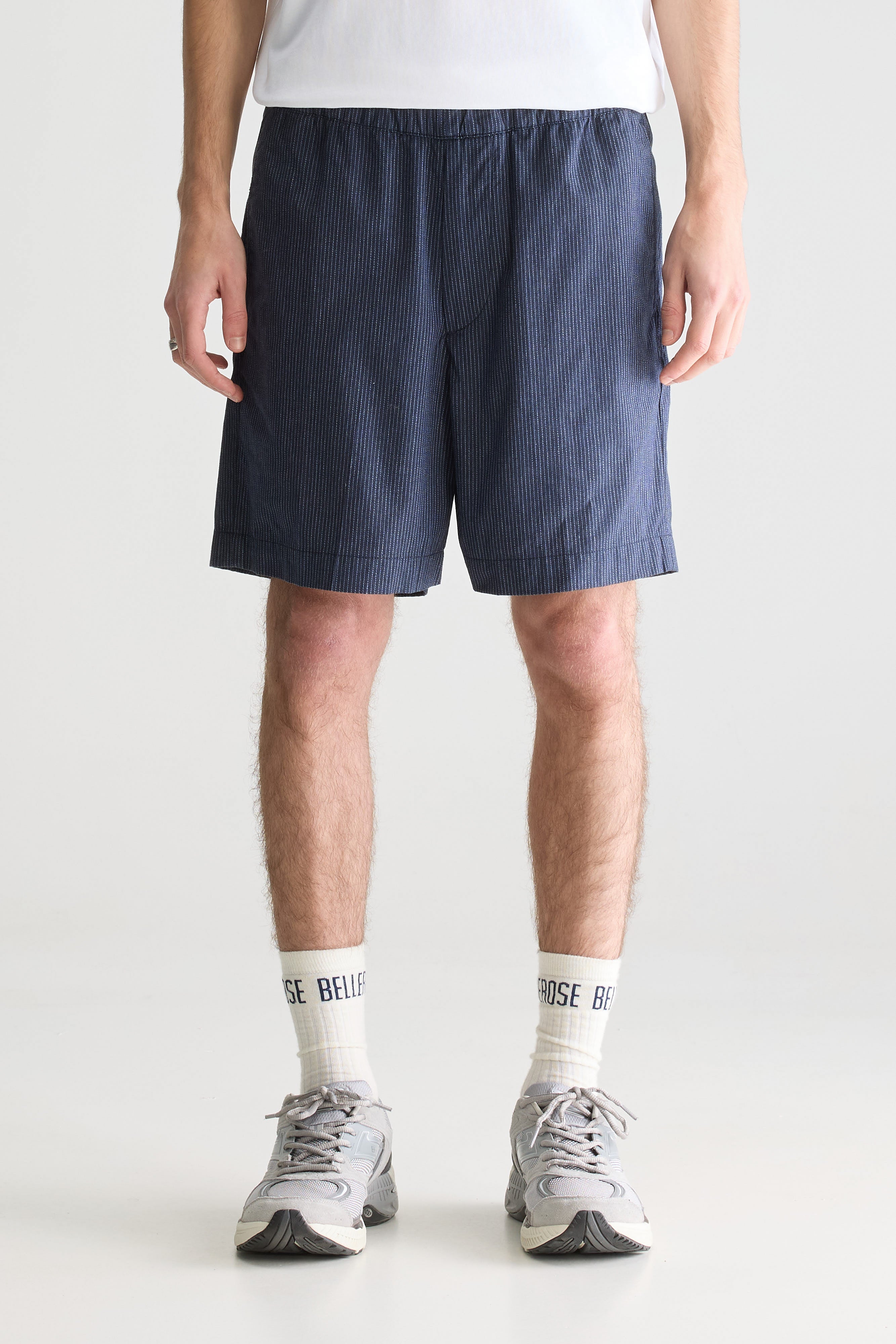 Sean Relaxed Shorts - Navy For Men | Bellerose