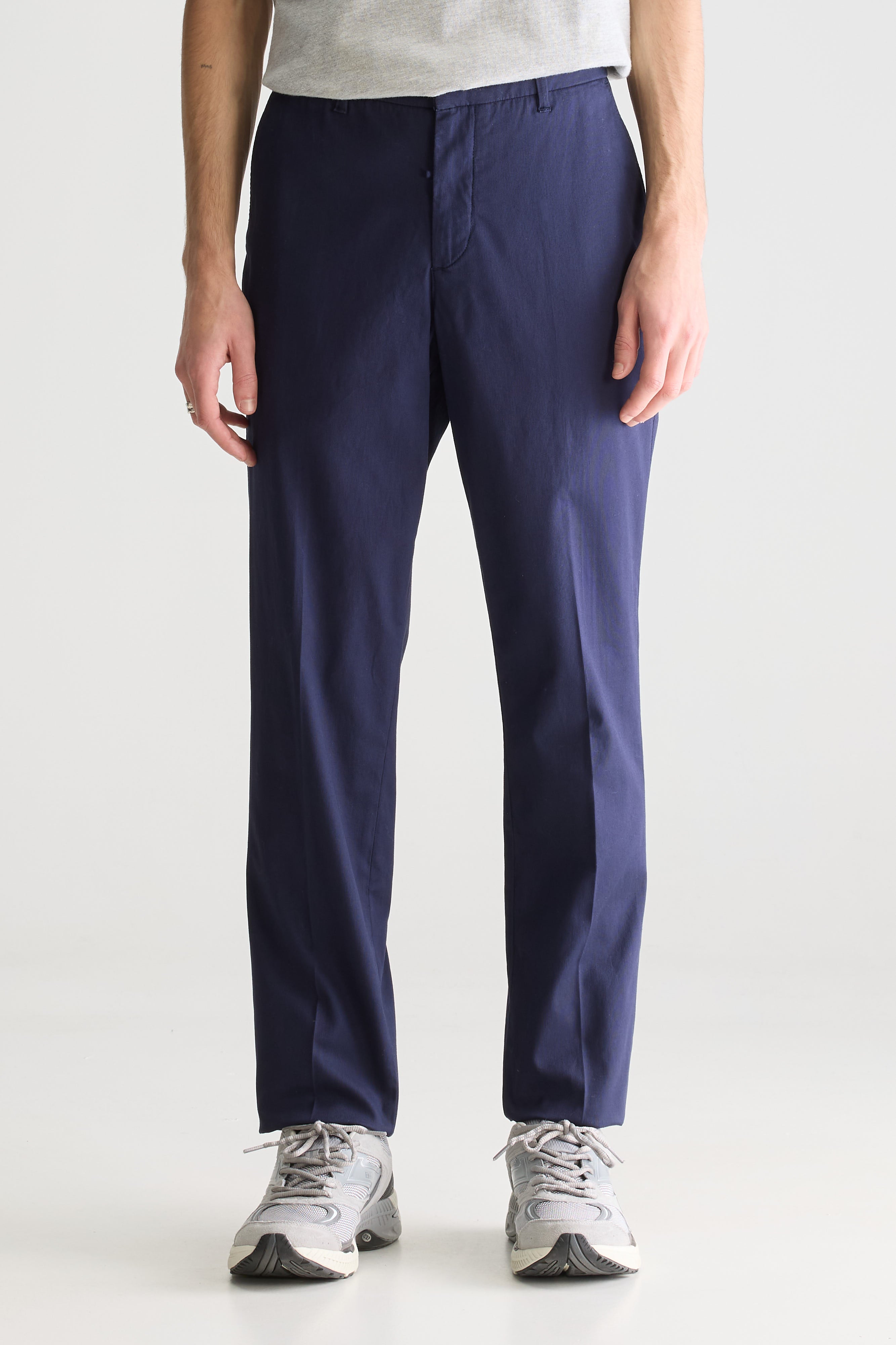 Stanley Tapered Broek - Navy Voor Heren | Bellerose