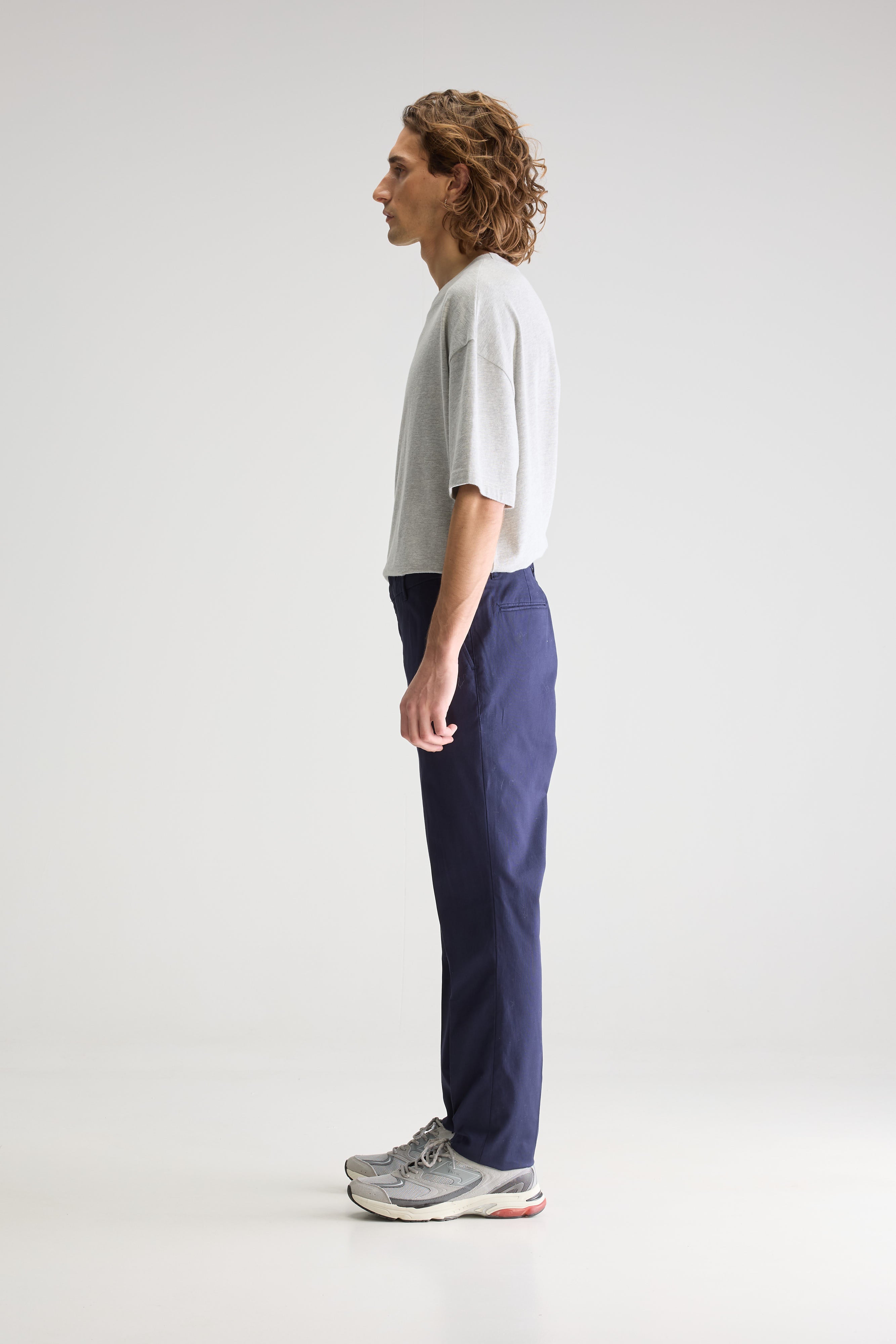 Stanley Tapered Broek - Navy Voor Heren | Bellerose