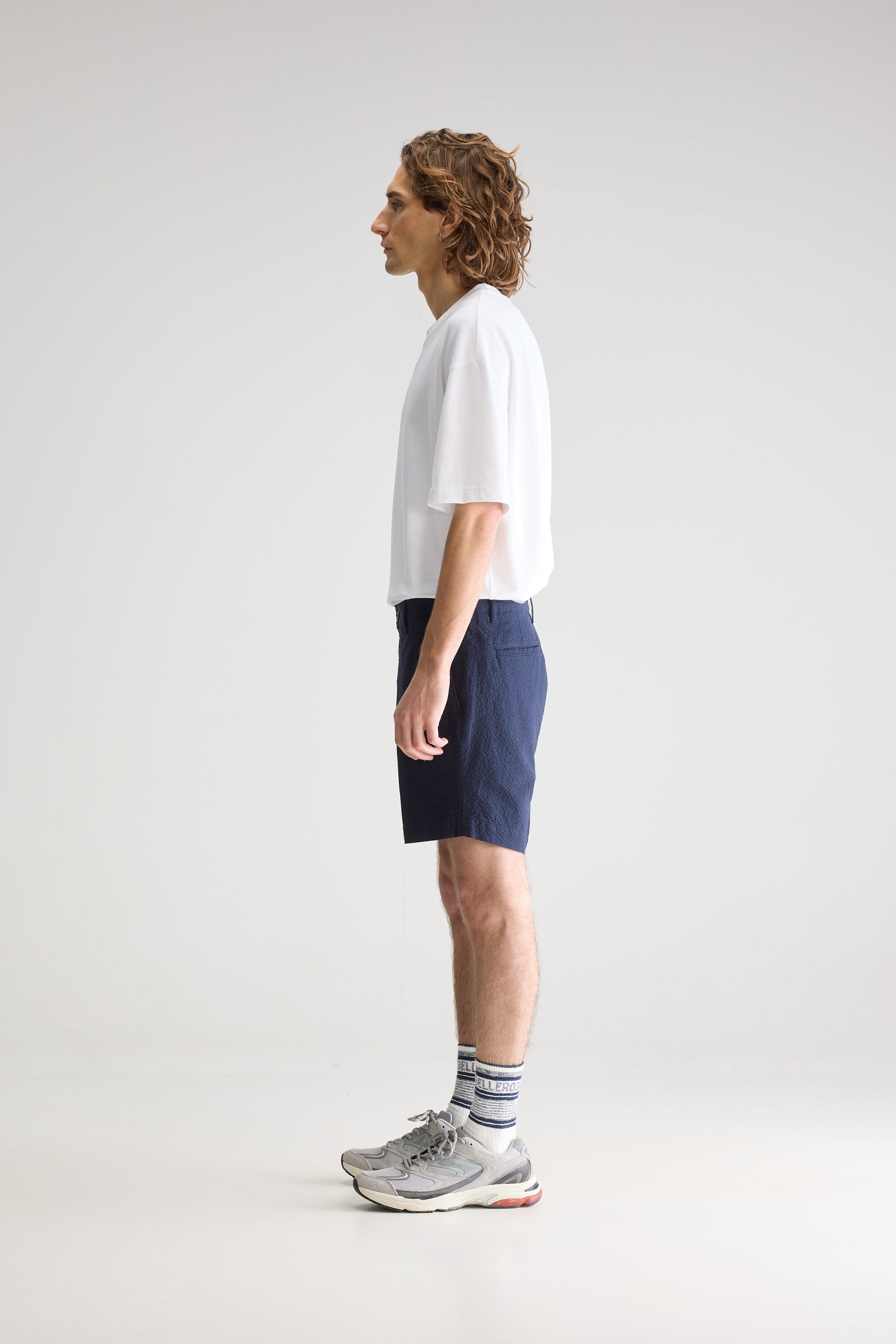 Sequoi Regular Shorts - Navy For Men | Bellerose