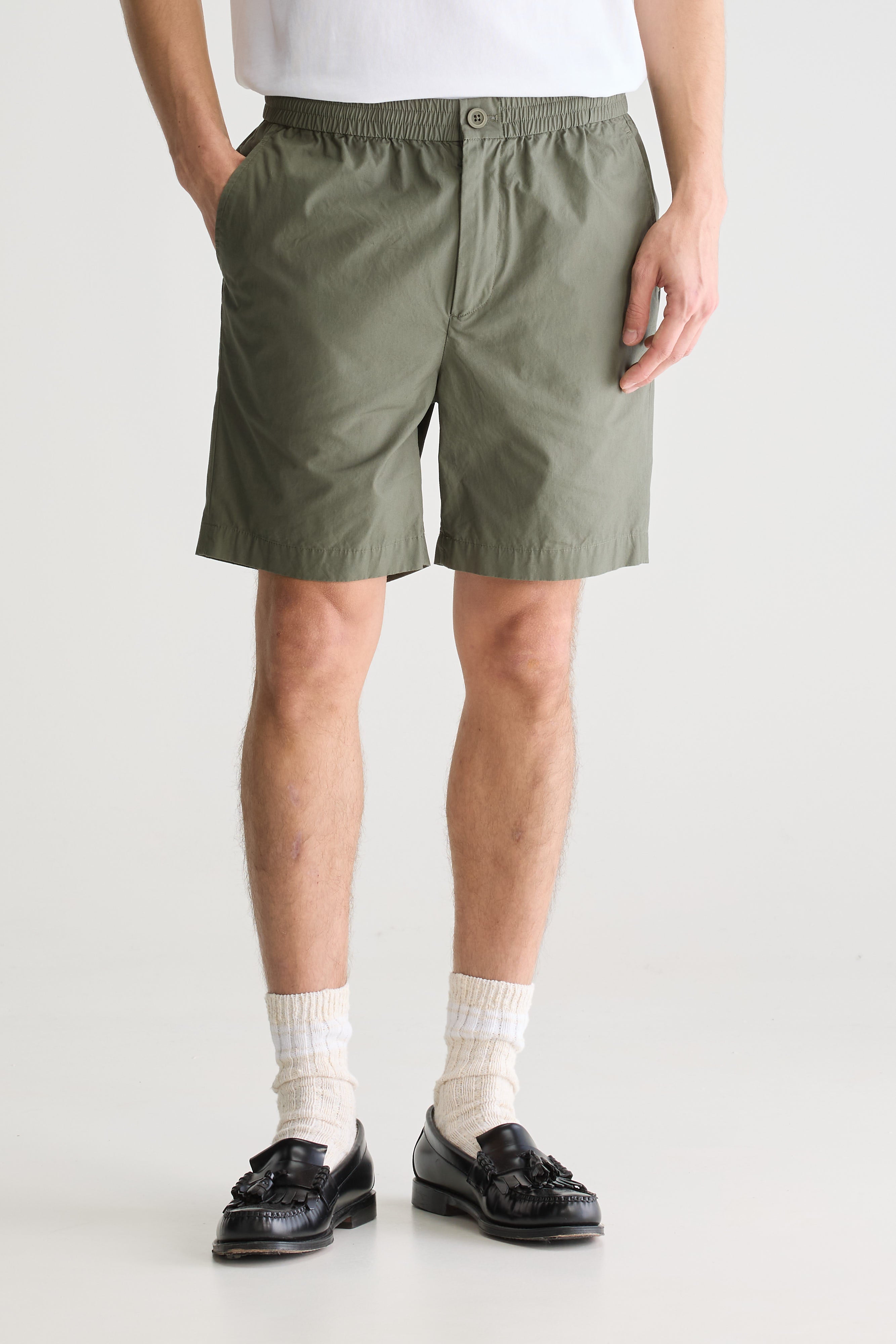 Joel Regular Shorts - Army For Men | Bellerose