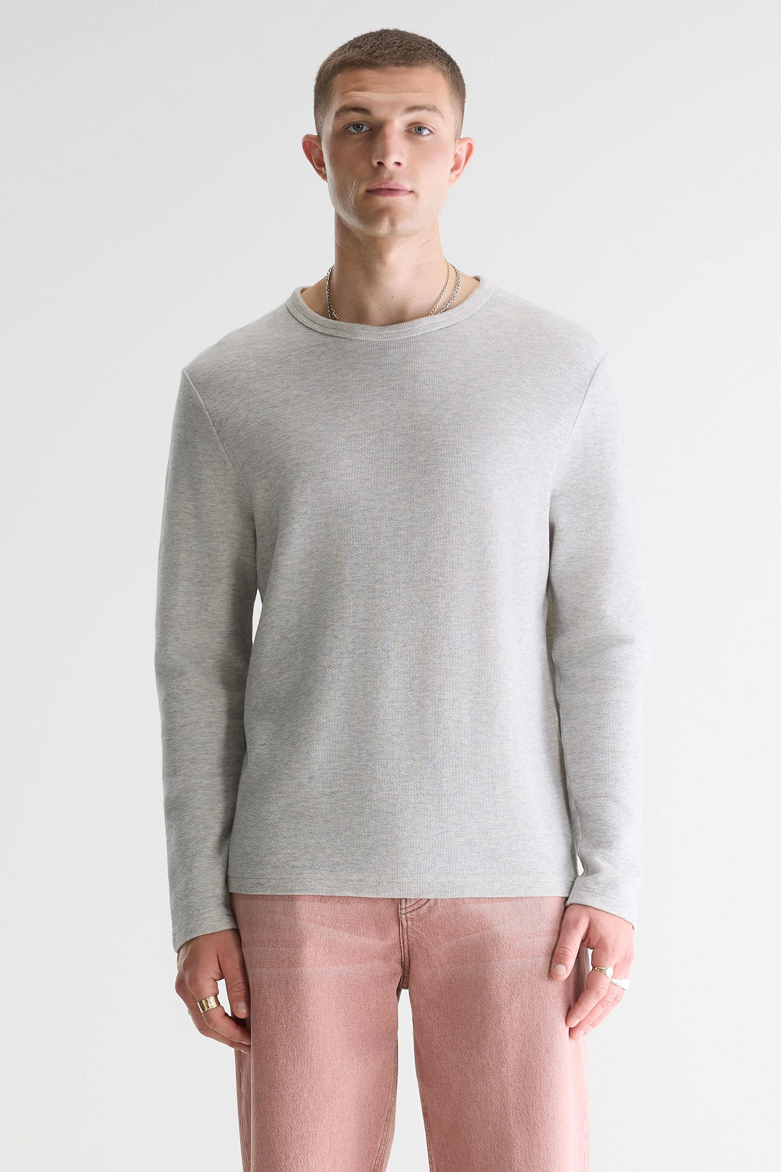 Fresh Long-sleeve T-shirt - Heather grey Für Men | Bellerose