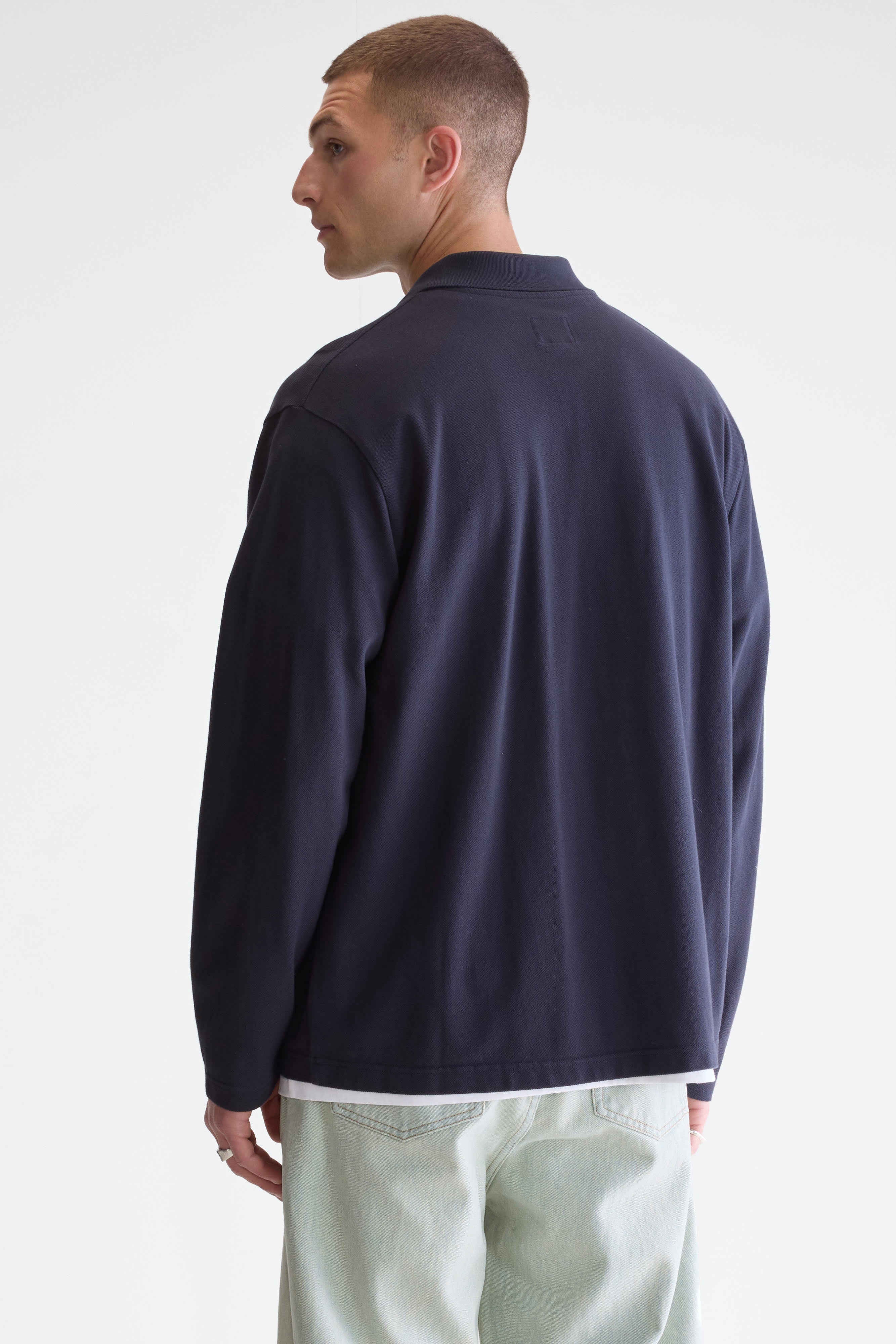 Vision Long-sleeve Polo - Navy For Men | Bellerose