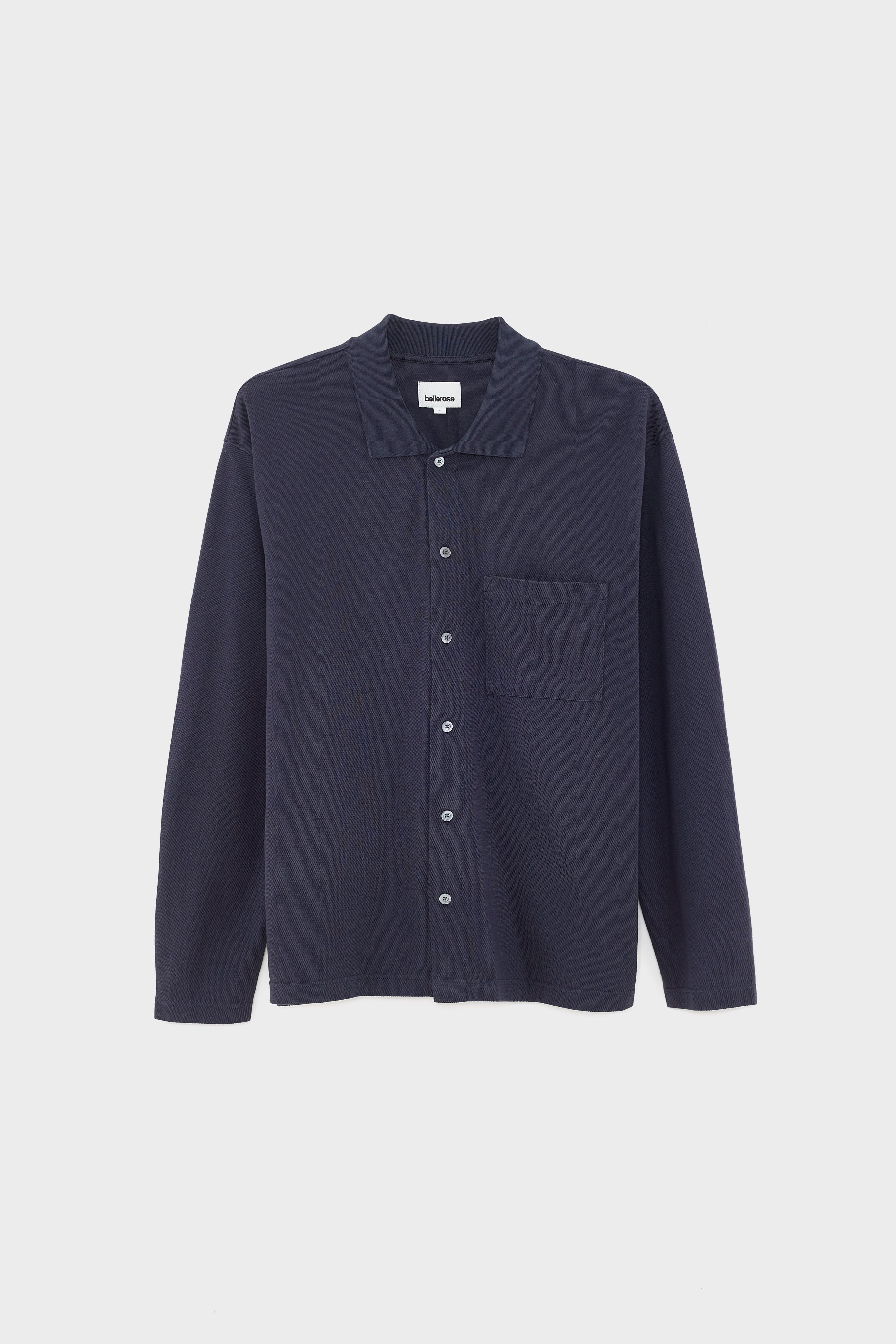 Vision long-sleeve polo (252 / M / NAVY)
