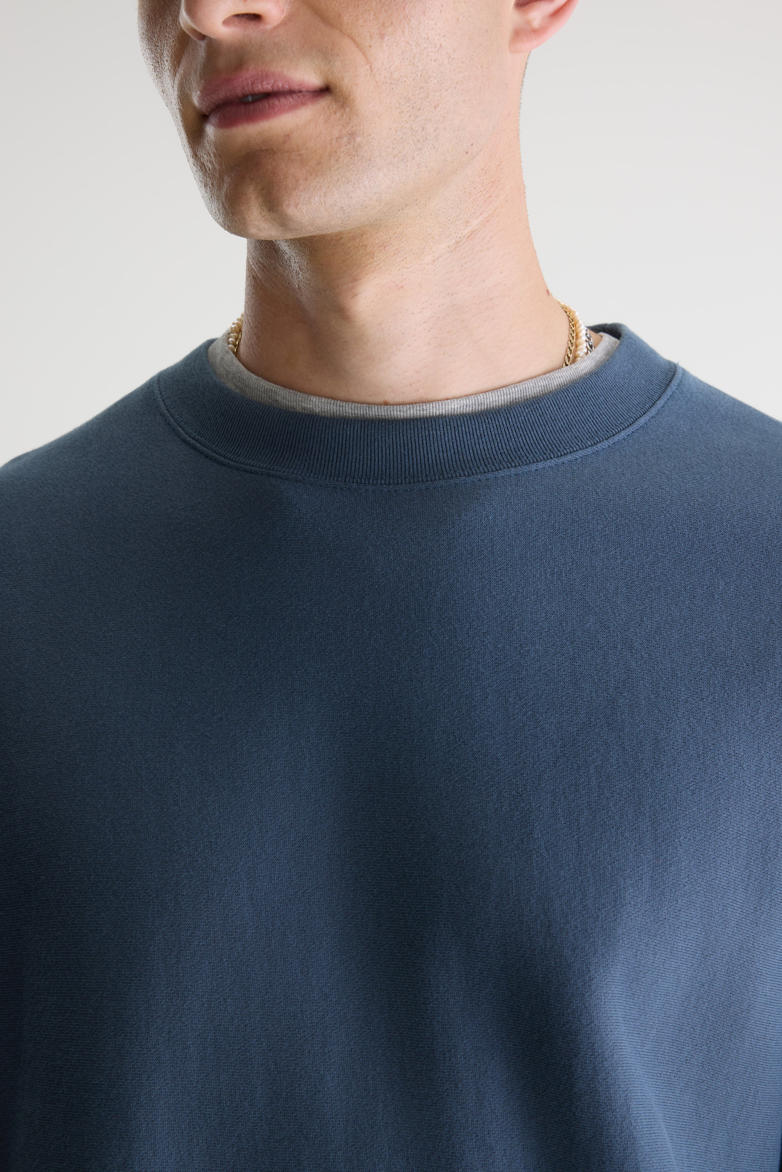 Flake Crewneck Sweatshirt - Dove For Men | Bellerose