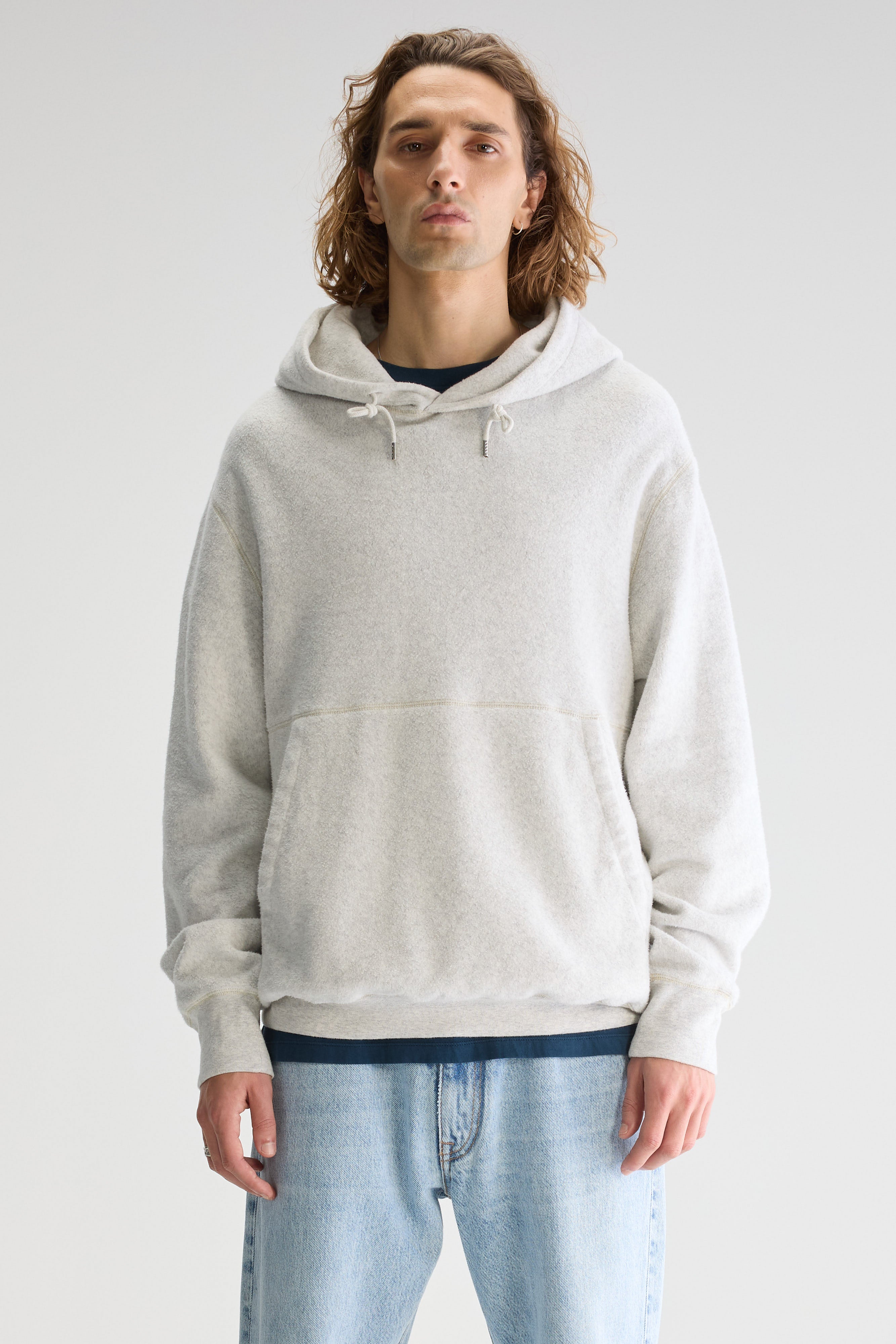 Mattis Relaxed Hoodie - Oyster Für Men | Bellerose