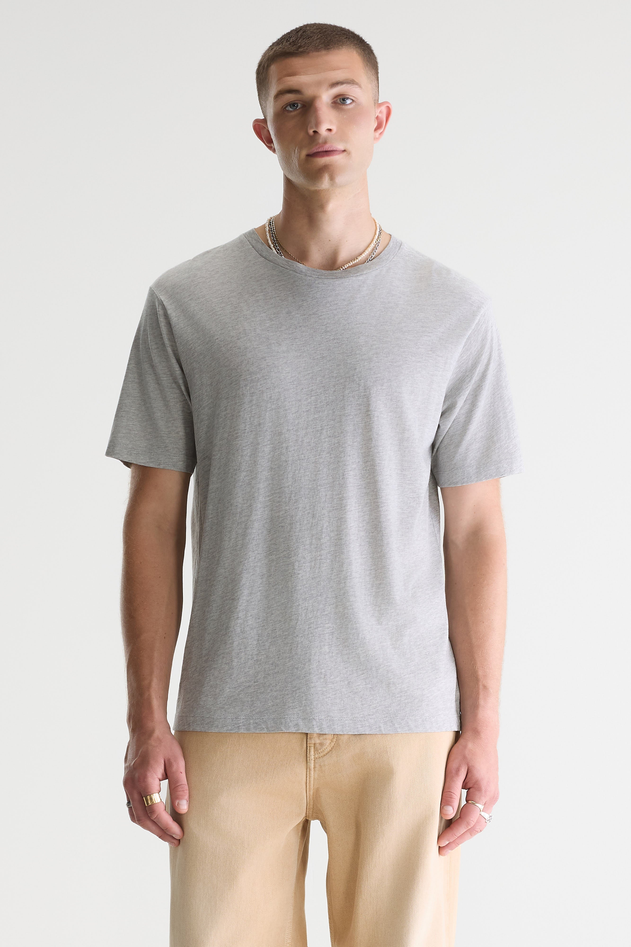 Vinx Short-sleeve T-shirt - Heather grey Für Men | Bellerose