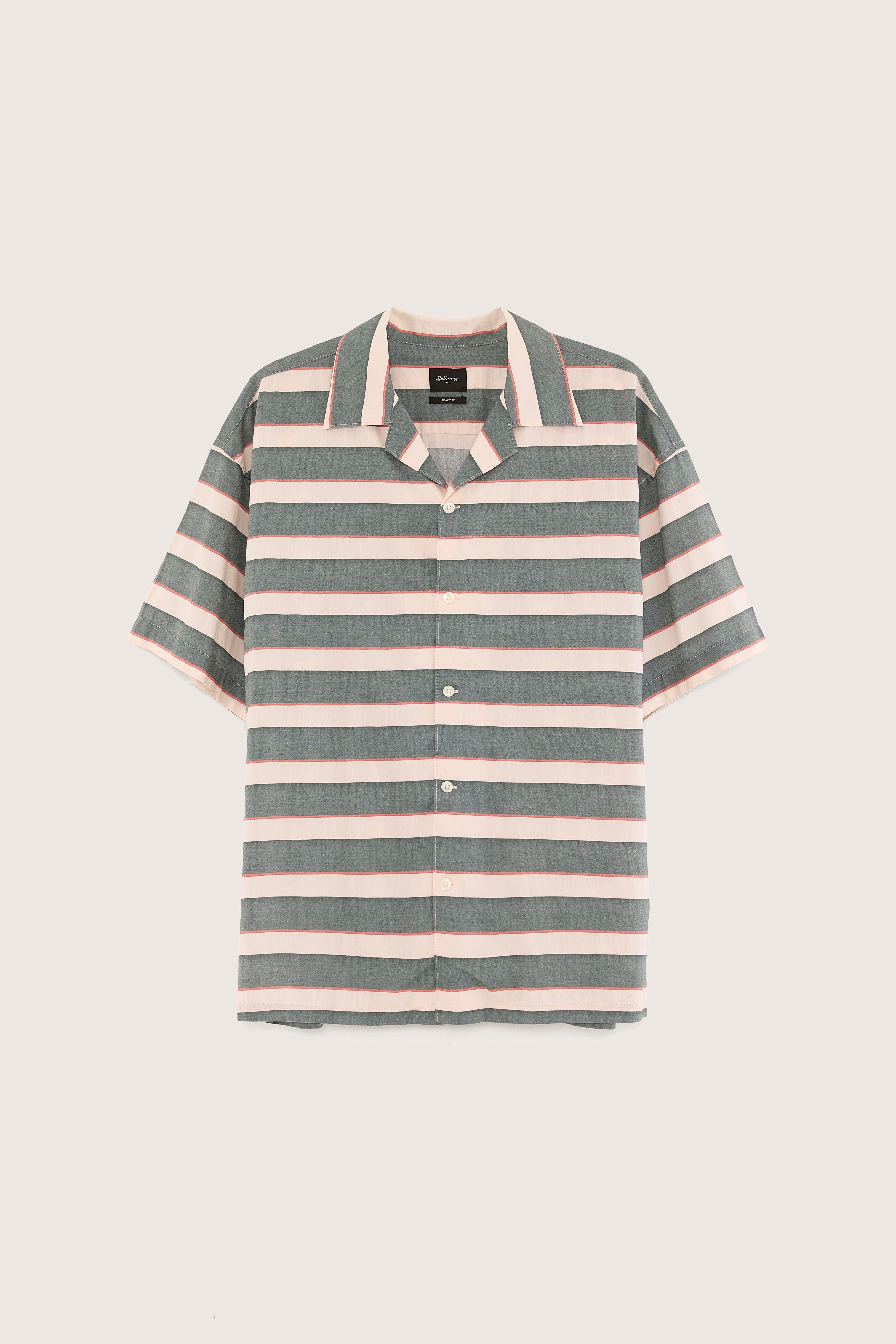 Flare relaxed shirt (251 / M / STRIPE B)