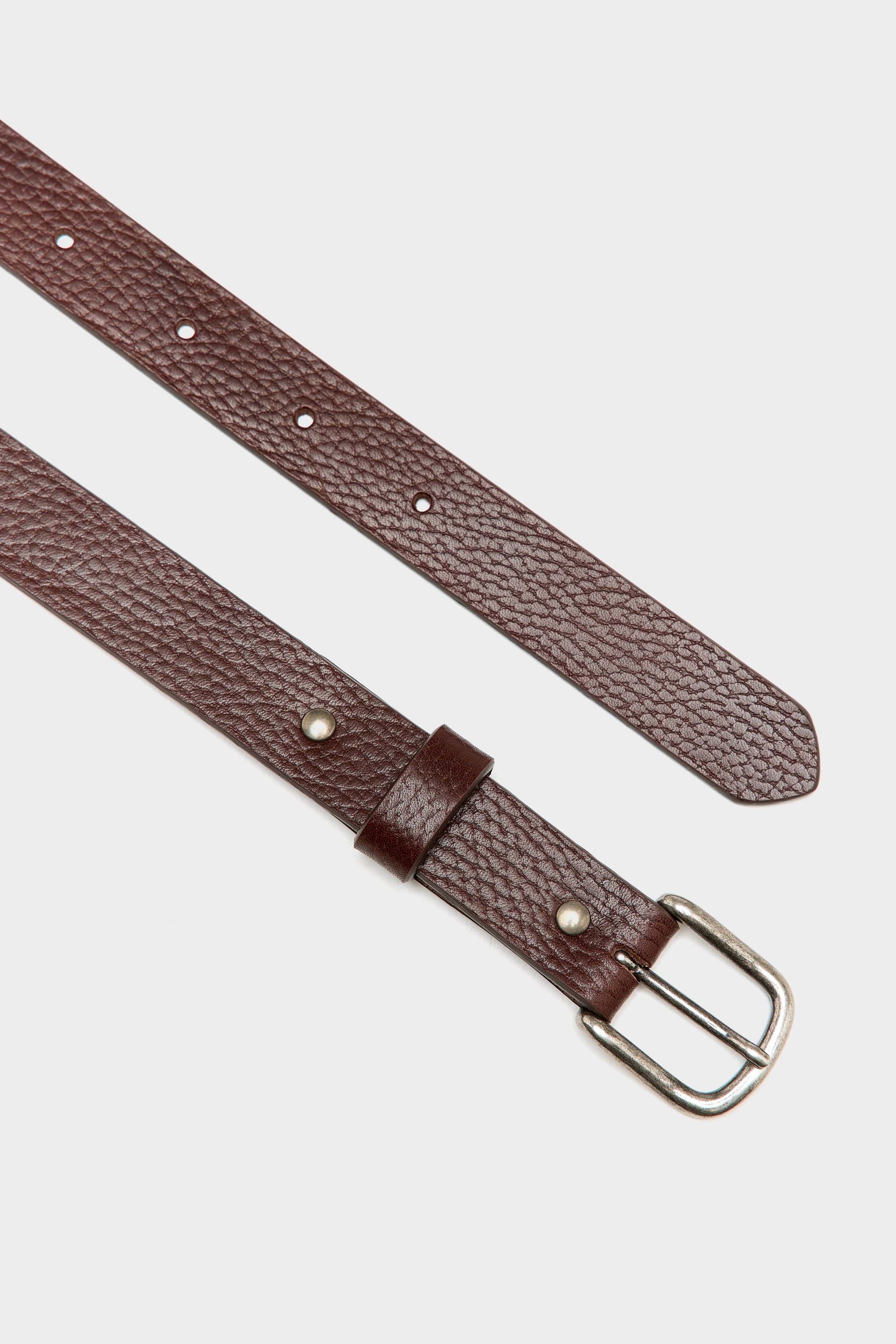 Selta Leather Belt - Chocolate For Men | Bellerose