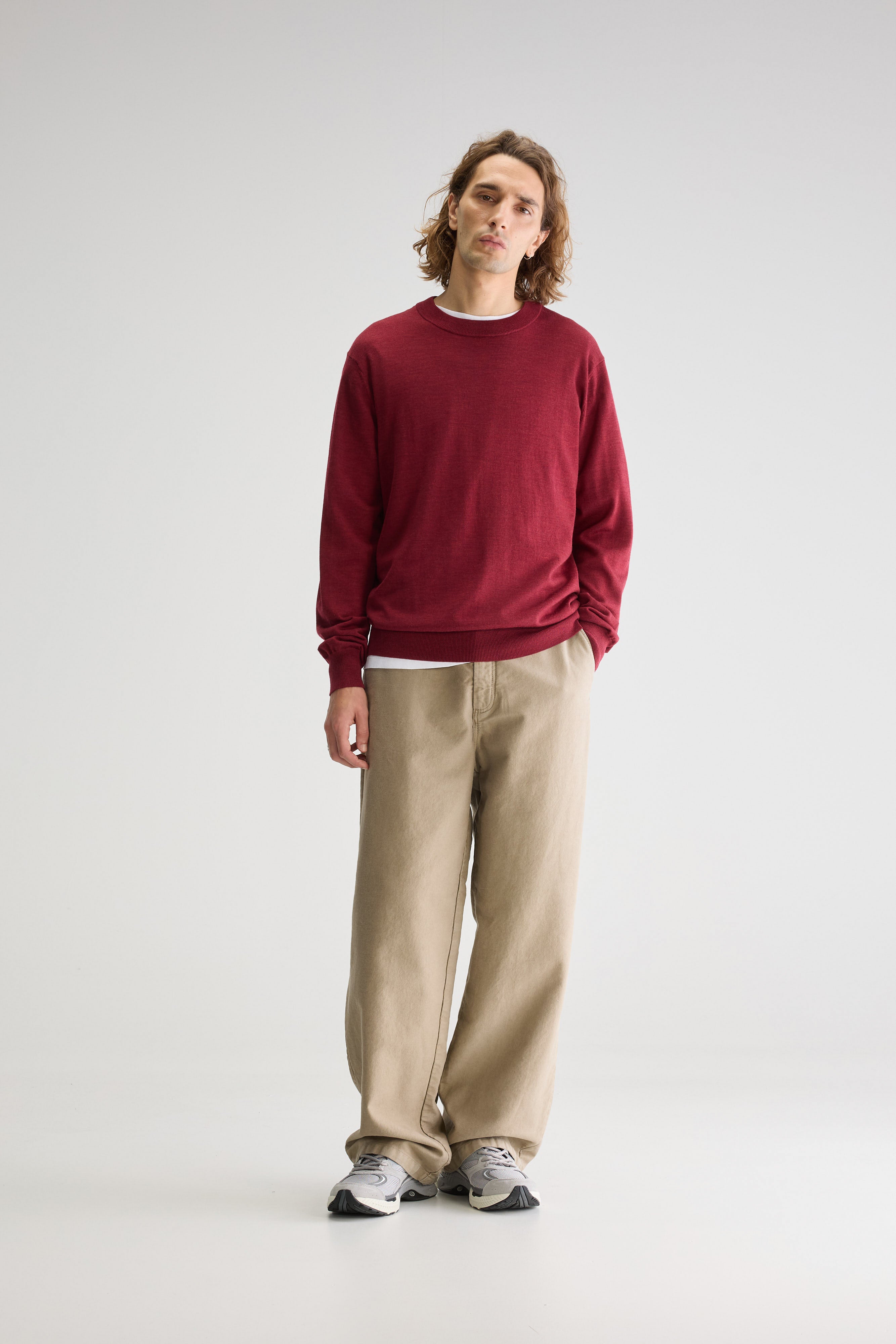 Dilliv Crewneck Sweater - Dried tomato For Men | Bellerose