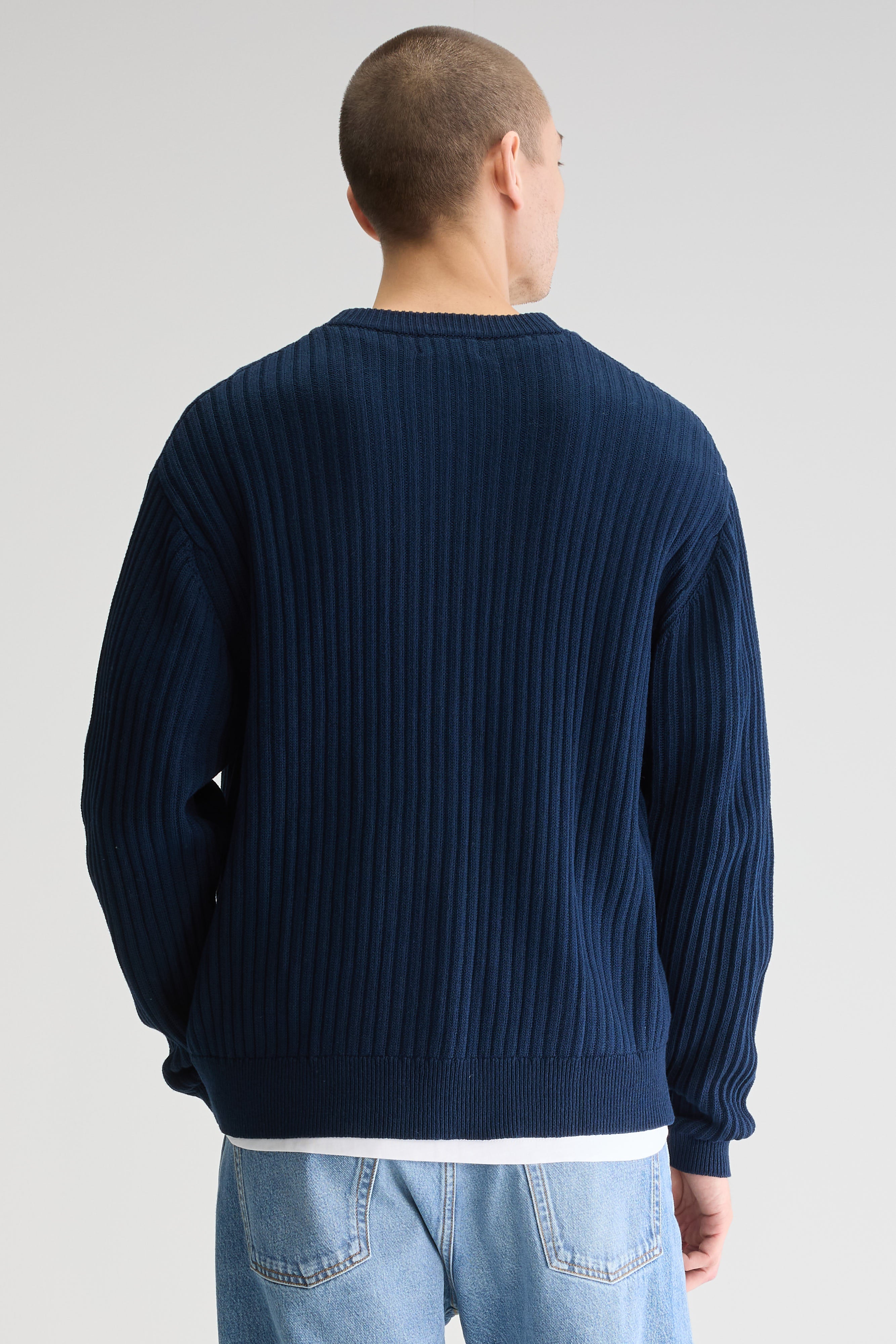 Asico V-neck Cardigan - Navy For Men | Bellerose