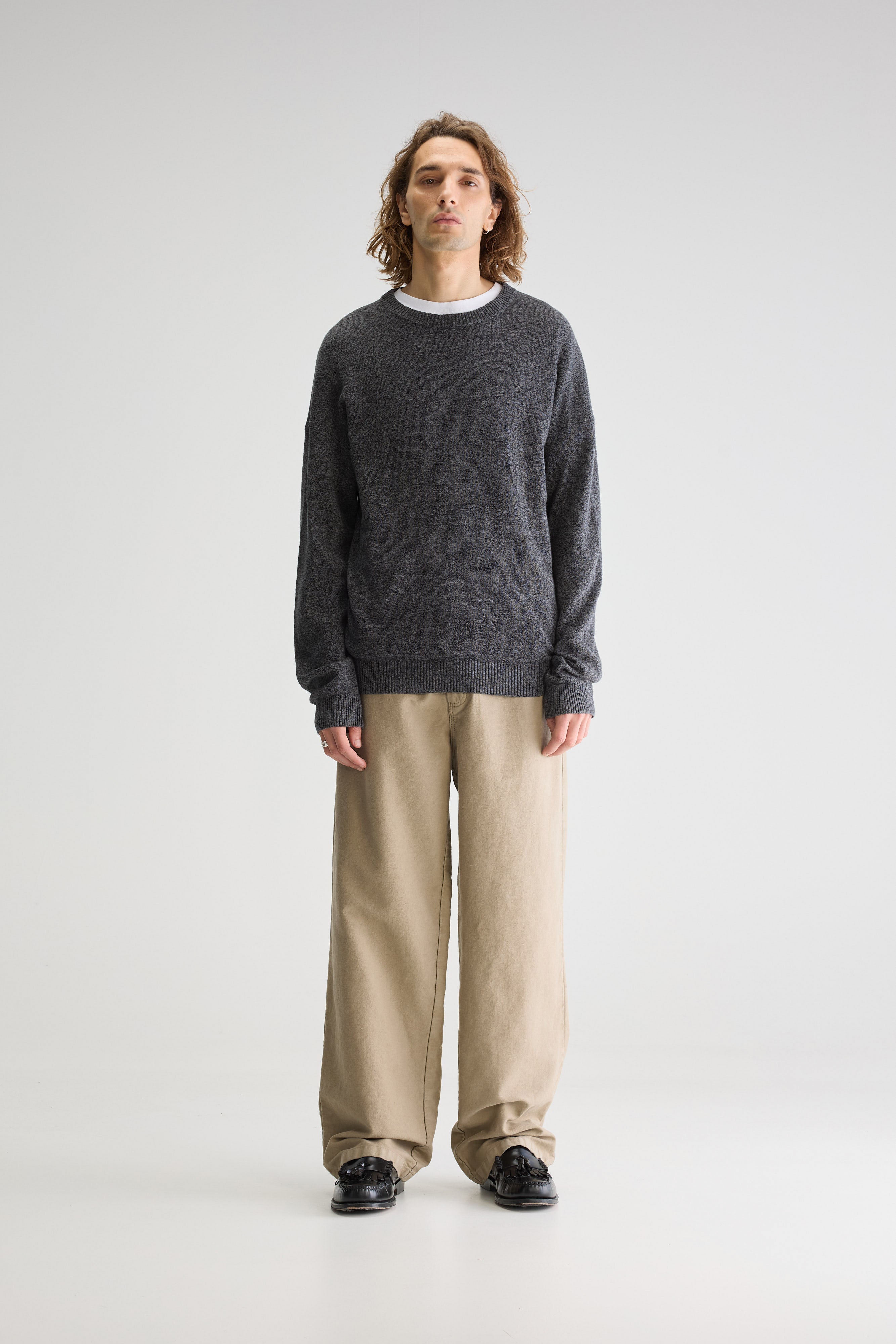 Gema Crewneck Sweater - Anthracite For Men | Bellerose