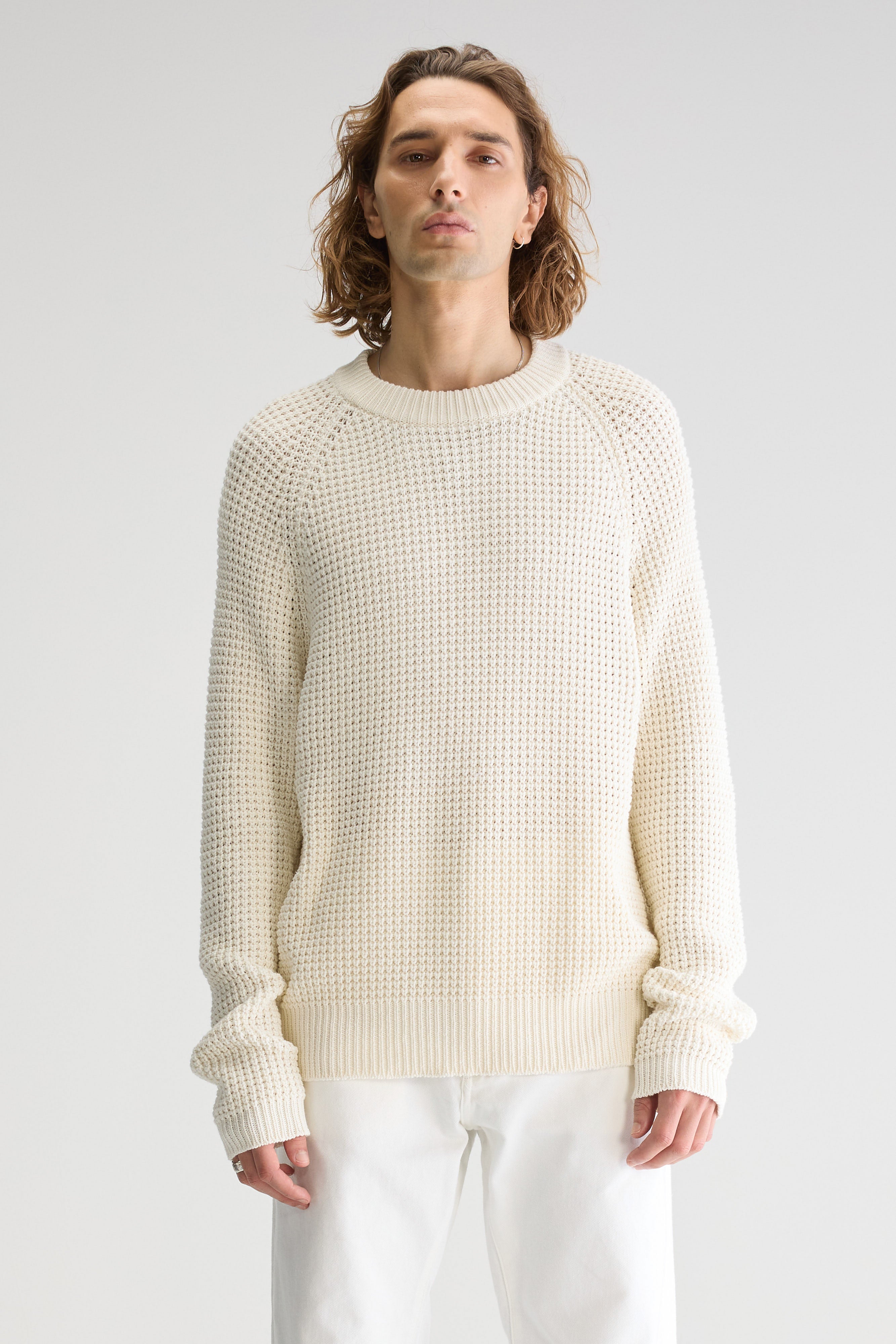 Grack Crewneck Sweater - Off white For Men | Bellerose