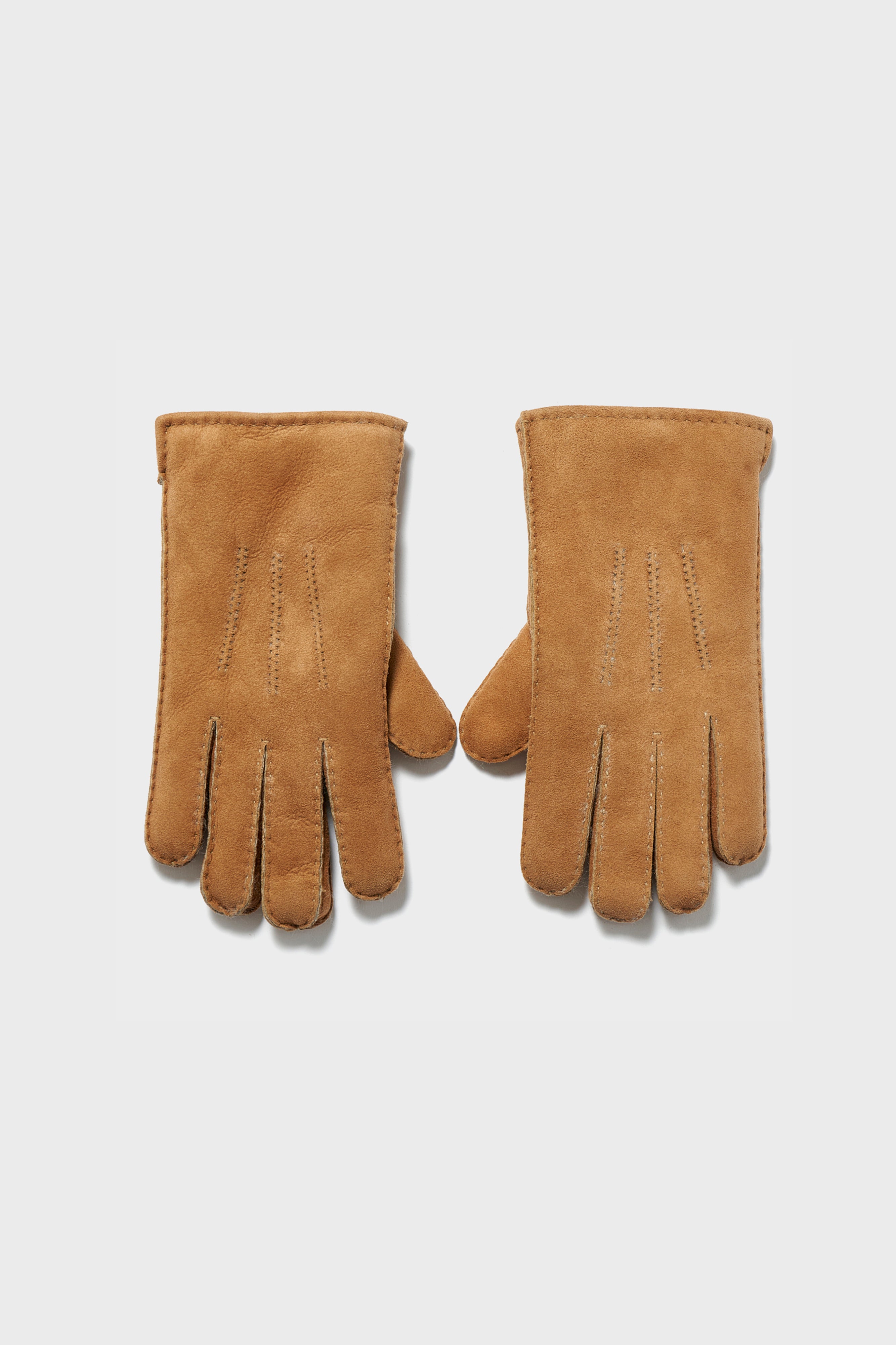 Ganam Leather Gloves - Cognac For Men | Bellerose