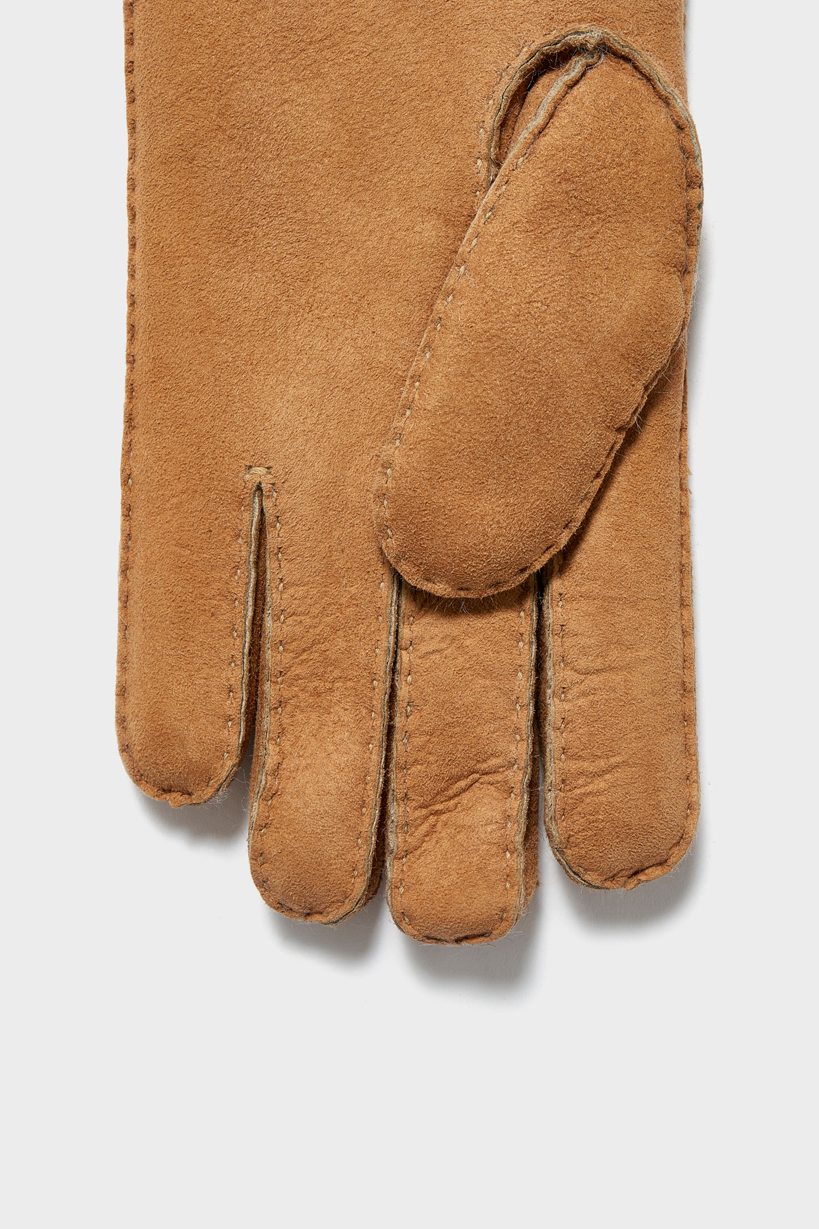 Ganam Leather Gloves - Cognac For Men | Bellerose