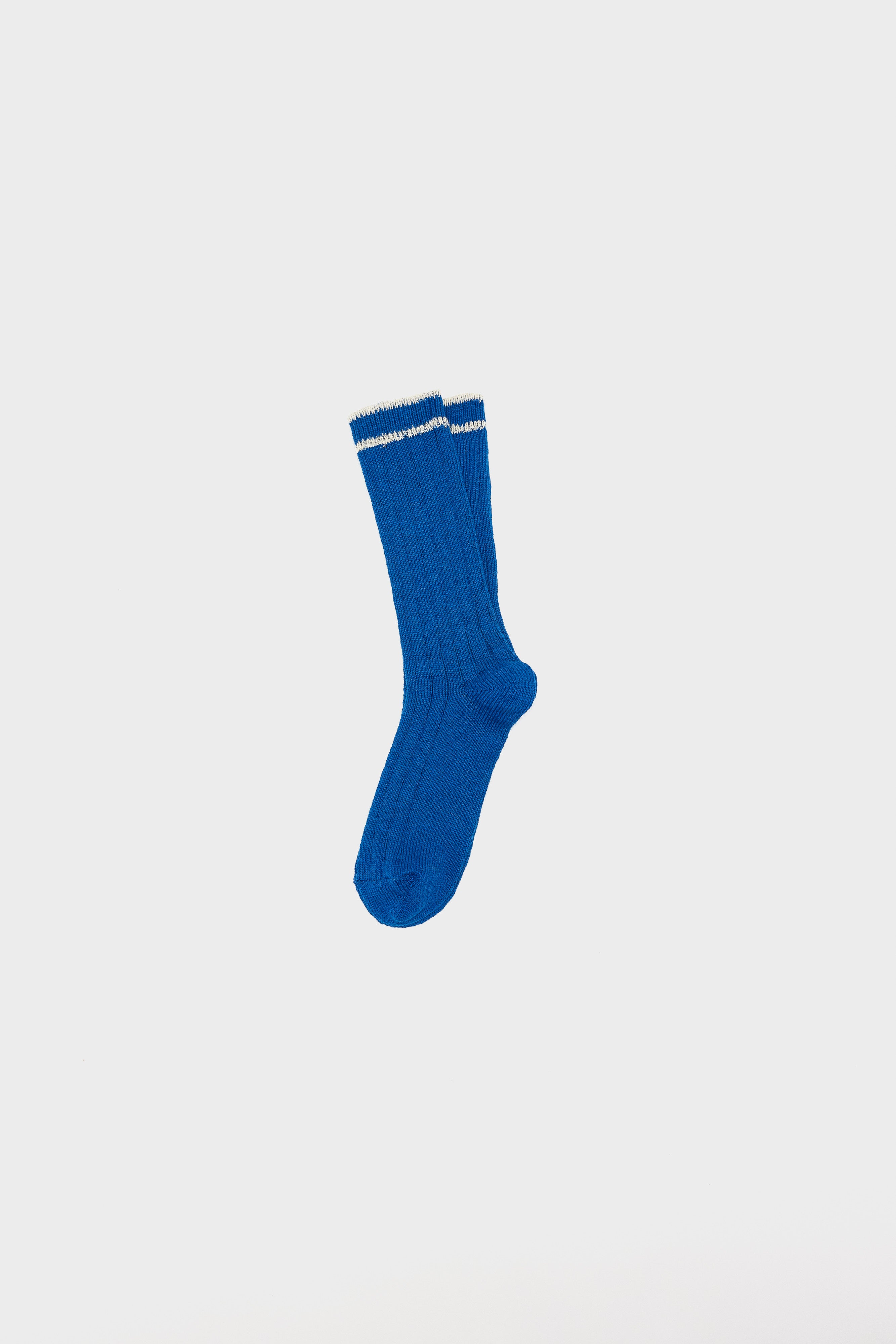 Bino Ribbed Socks - Gitane / Natural For Men | Bellerose