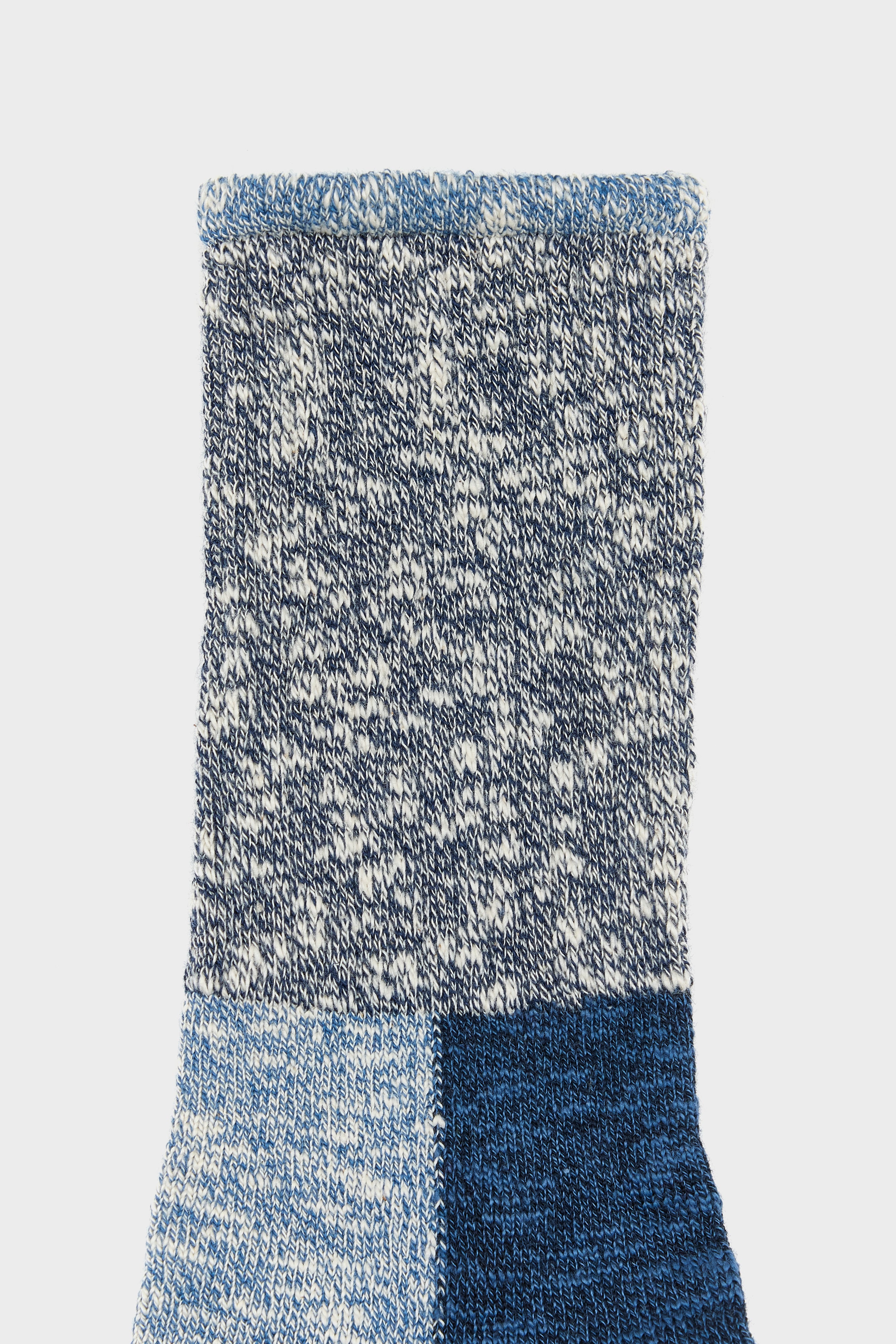 Biffi Mid-length Socks - Chambray For Men | Bellerose