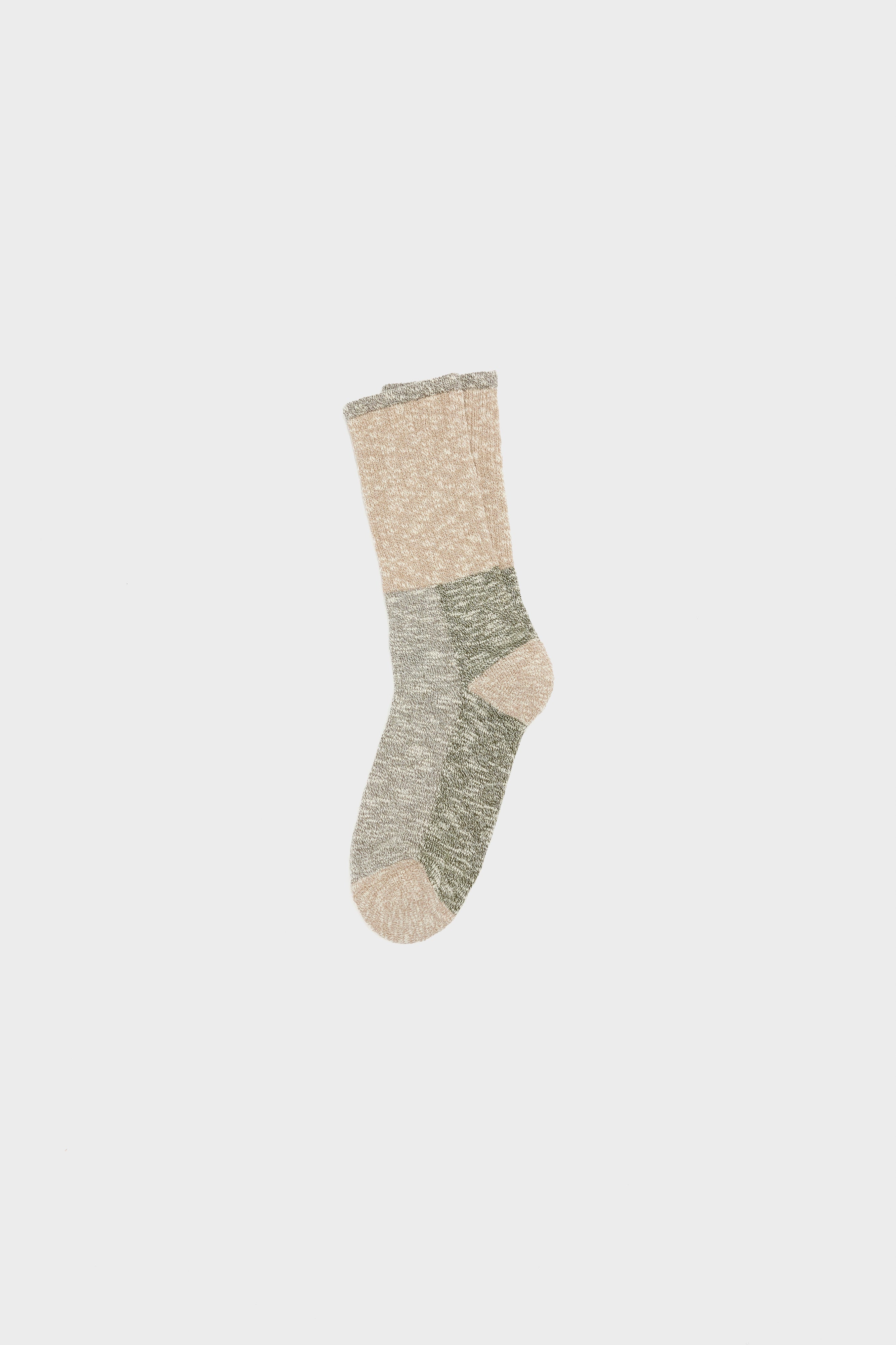 Chaussettes Mi-mollet Biffi - Mid grey Pour Homme | Bellerose