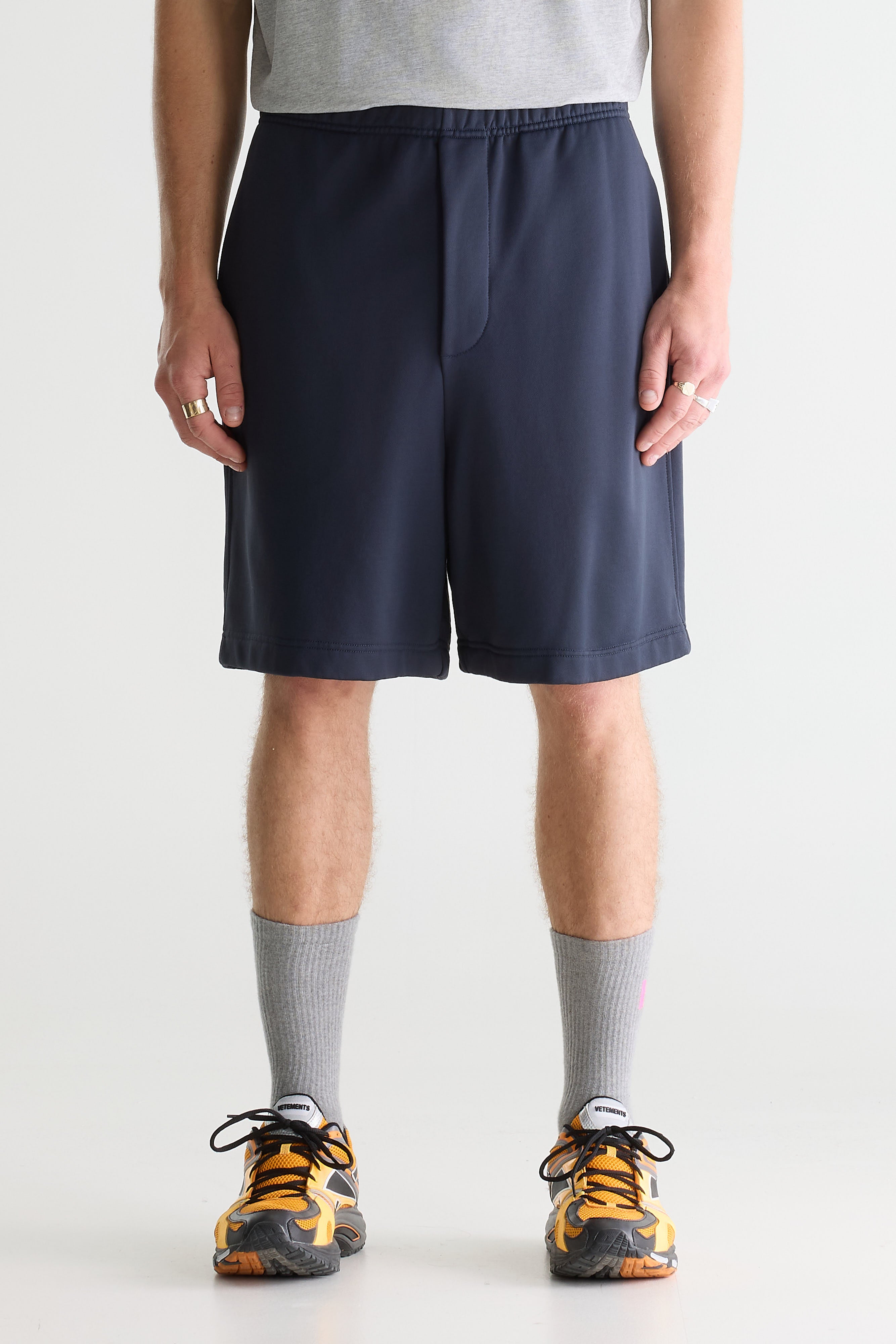 Flank Wide Shorts - Dark navy For Men | Bellerose