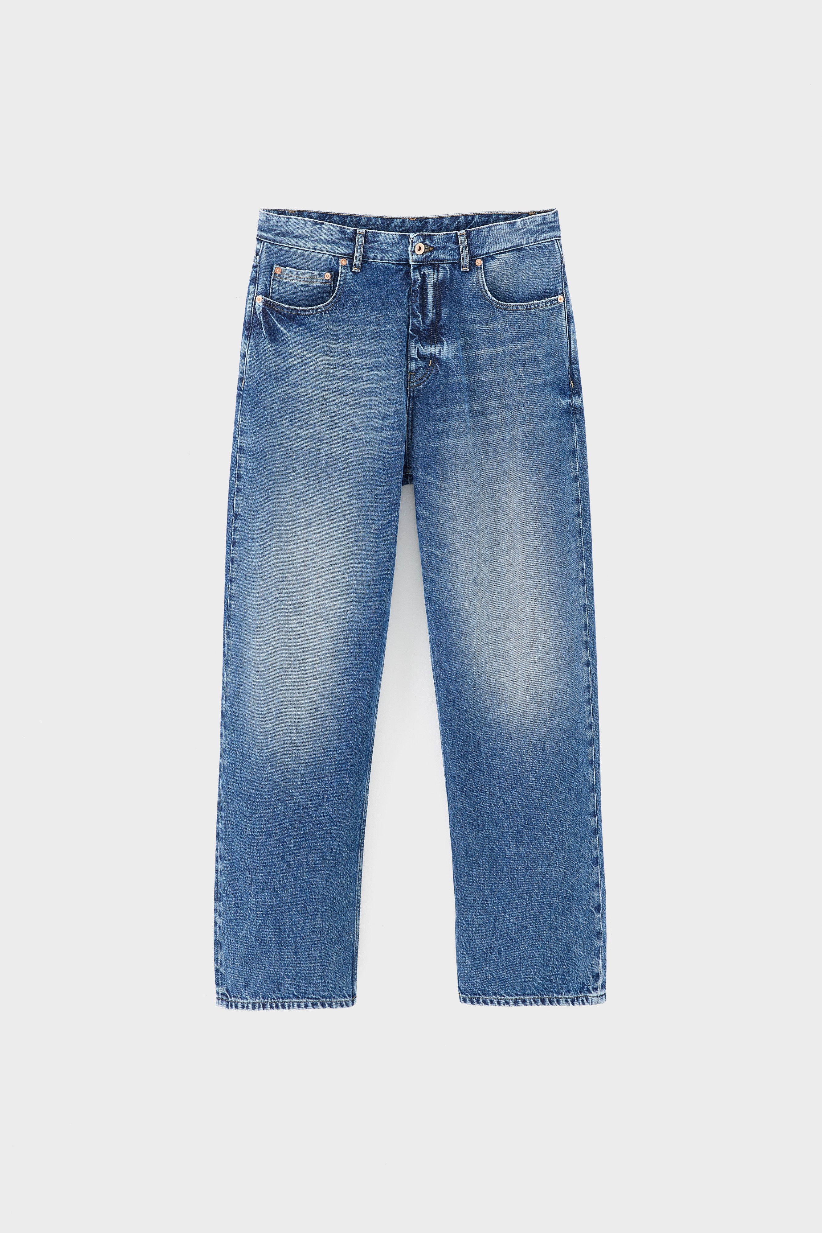 Denim N. 08 Rechte Jeans - Md blue marble Voor Heren | Bellerose