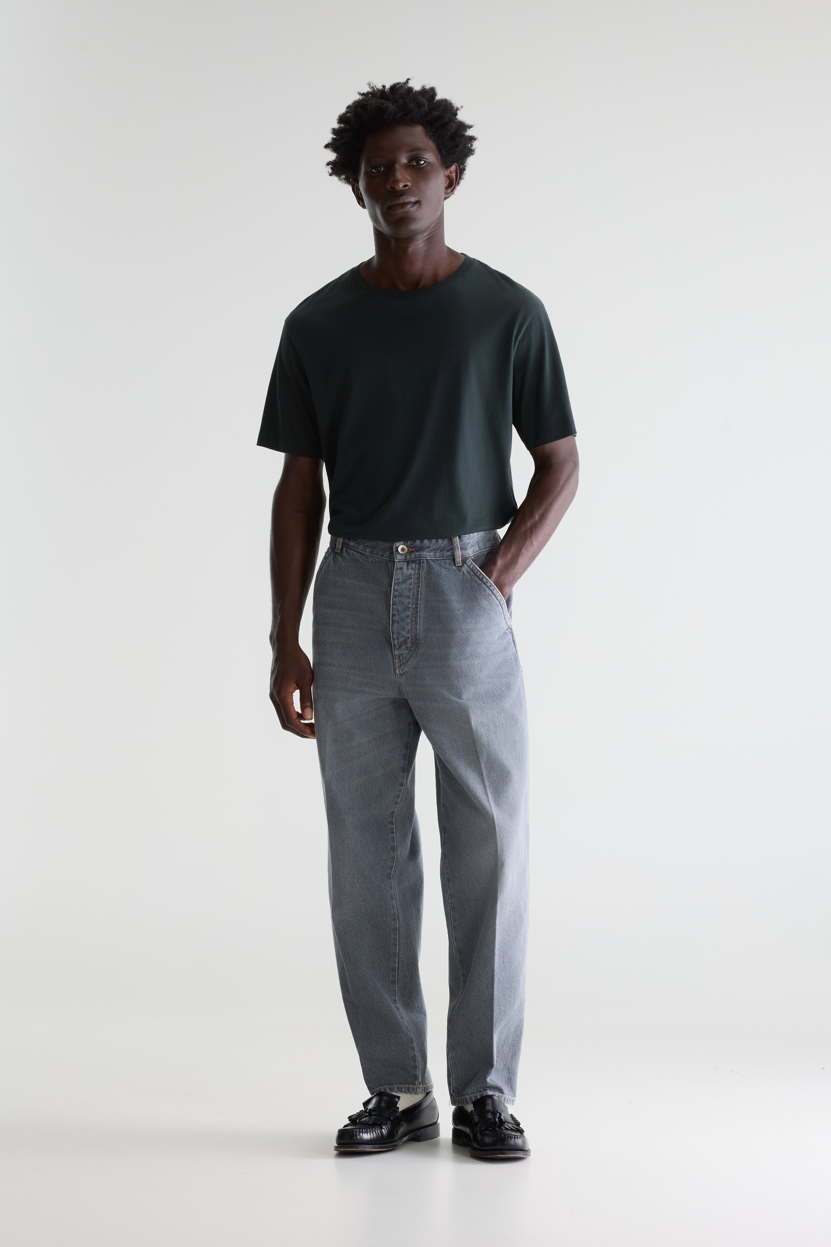 Prior Relaxed Trousers - Used grey For Men | Bellerose