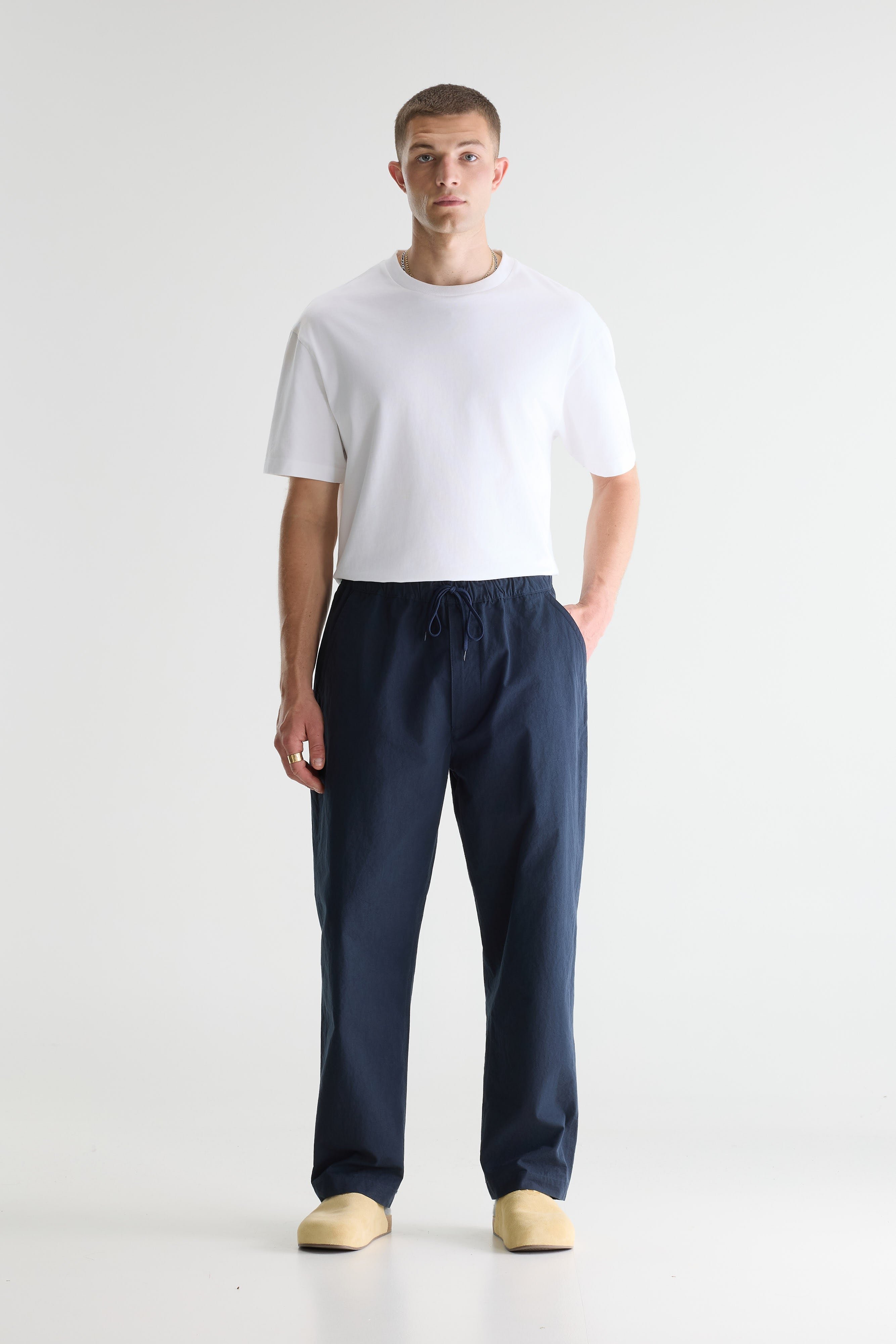 Julius Baggy Trousers - Navy For Men | Bellerose