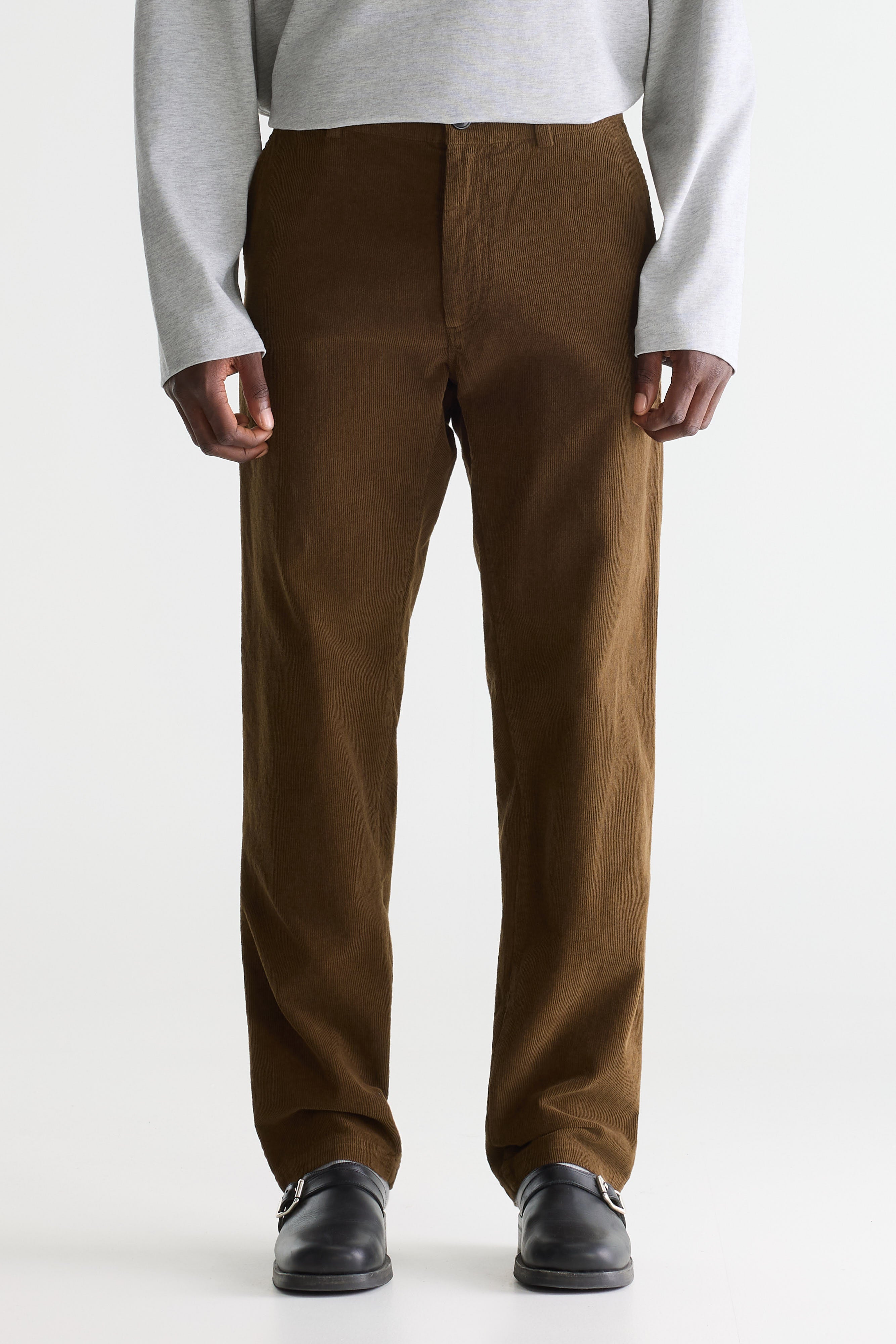Jagger Corduroy Chino Broek - Olive Voor Heren | Bellerose