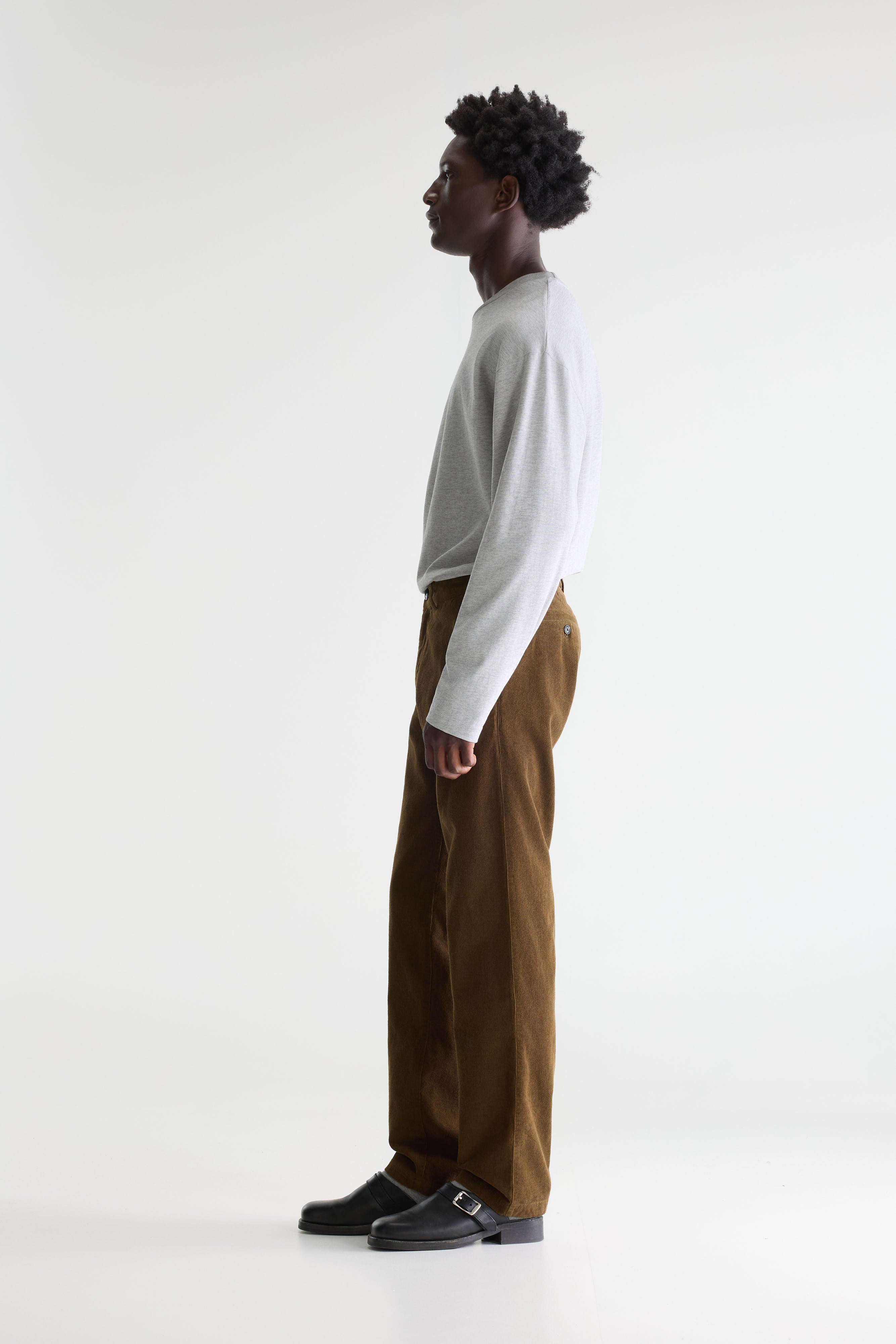 Jagger Corduroy Chino Broek - Olive Voor Heren | Bellerose