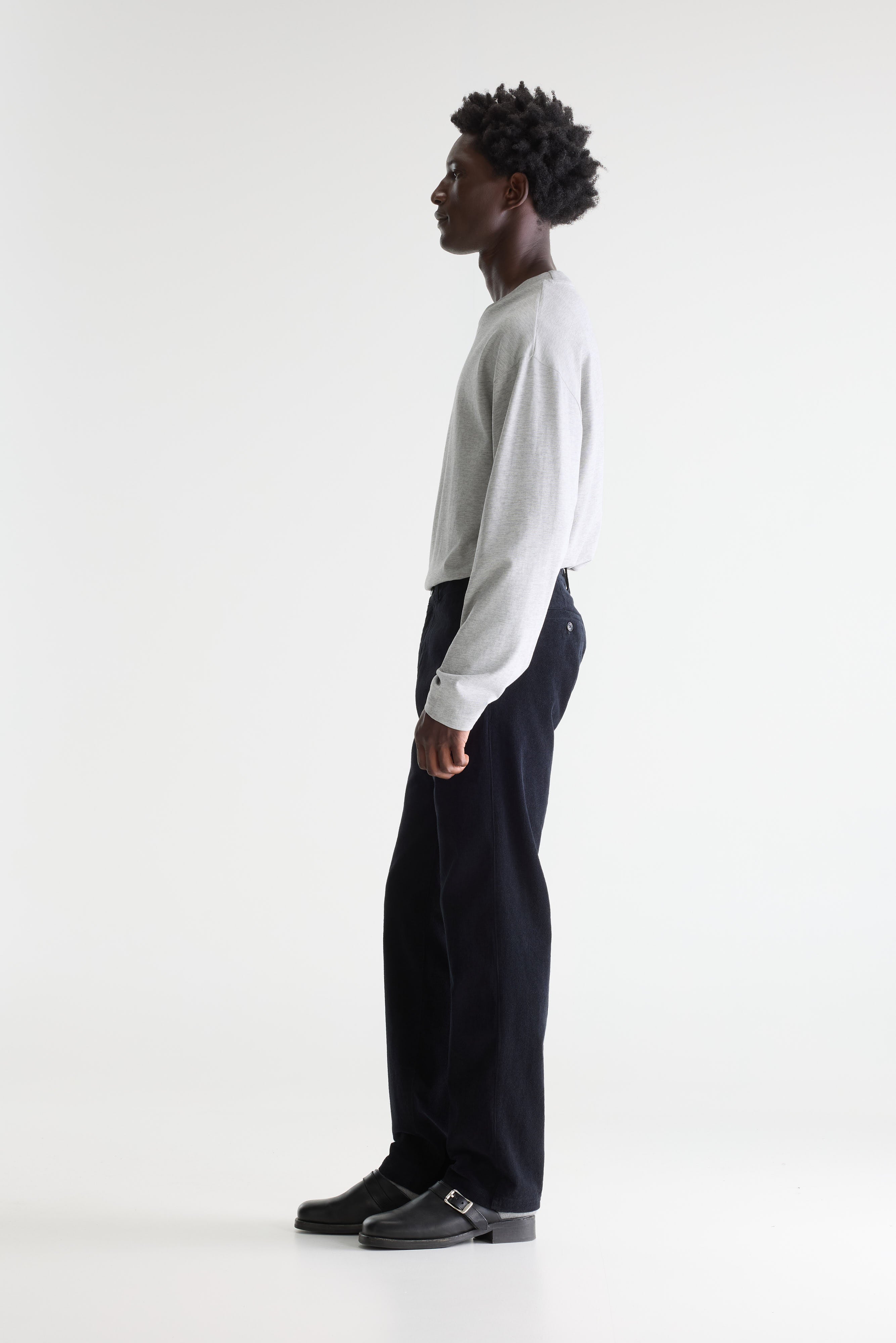 Jagger corduroy chino trousers (261 / M / NAVY)