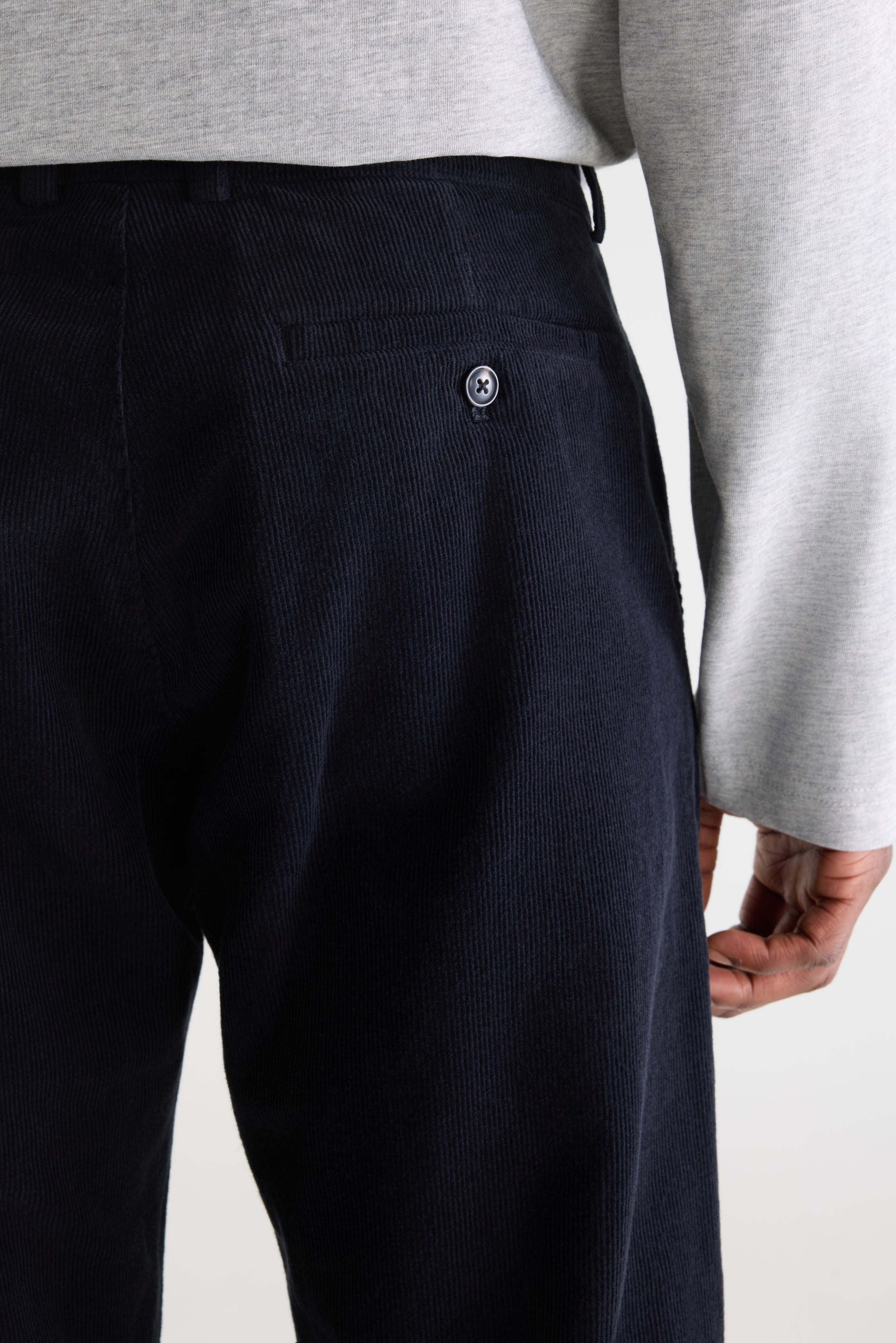 Jagger corduroy chino trousers (261 / M / NAVY)